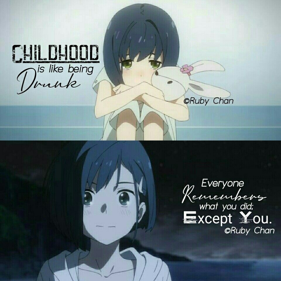 Sad anime quotes