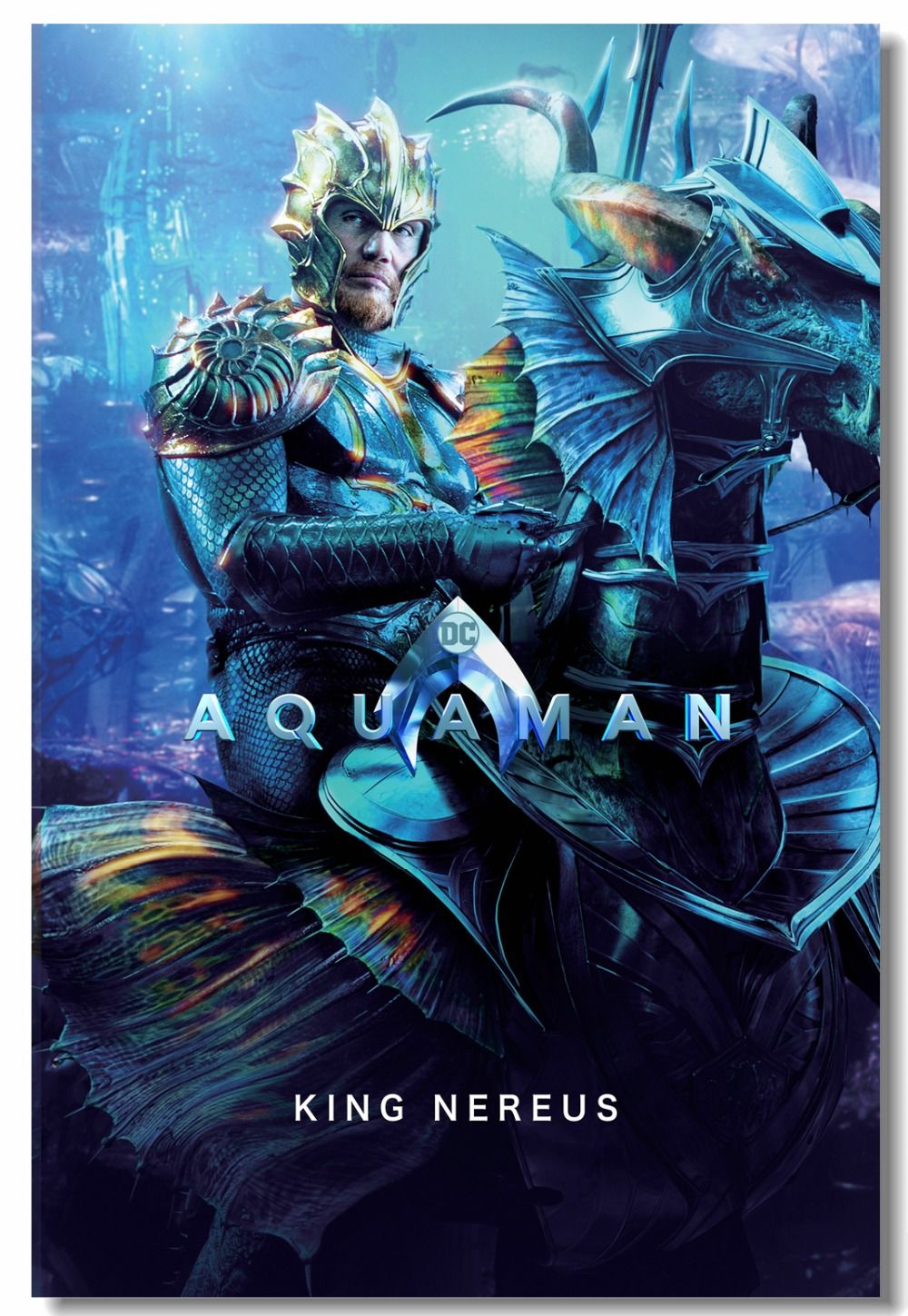 Custom Canvas Wall Mural Super Villain King Orm Poster Aquaman