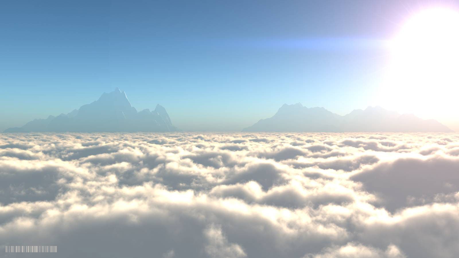 Sky Above Clouds High Definition Wallpaper 09023 - Baltana