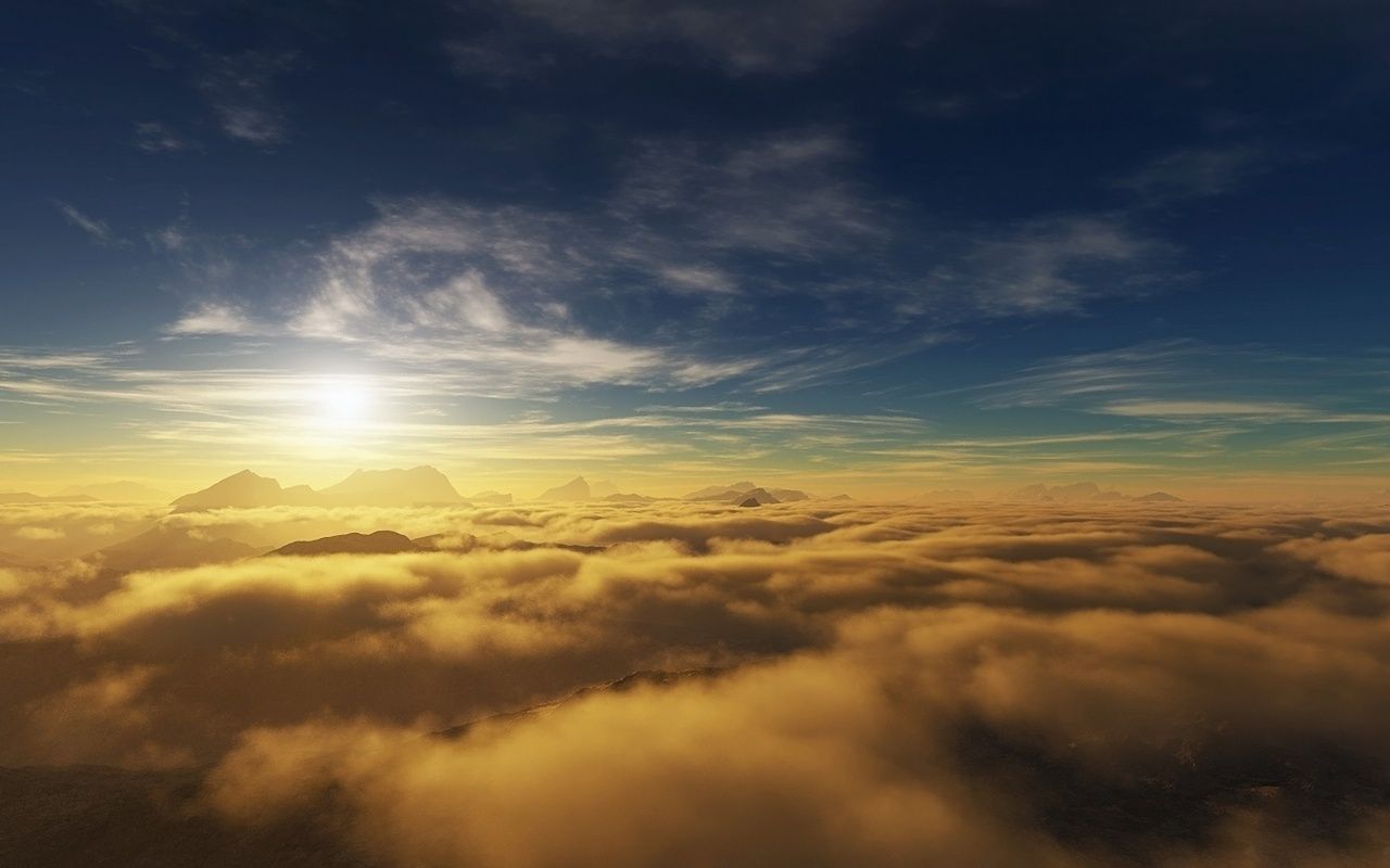 Above the clouds wallpaper. Wallpaper Wide HD