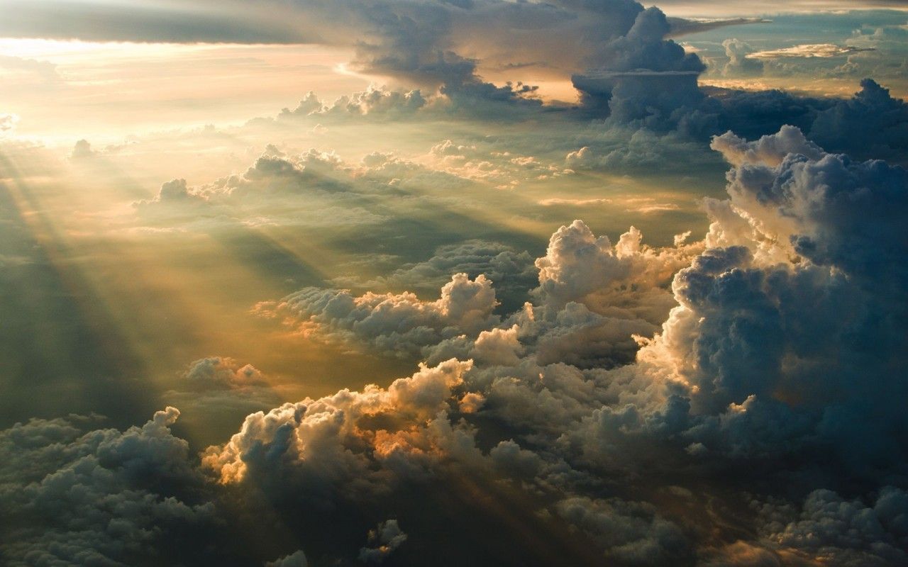 Timeline From Above The Clouds, HD Wallpaper