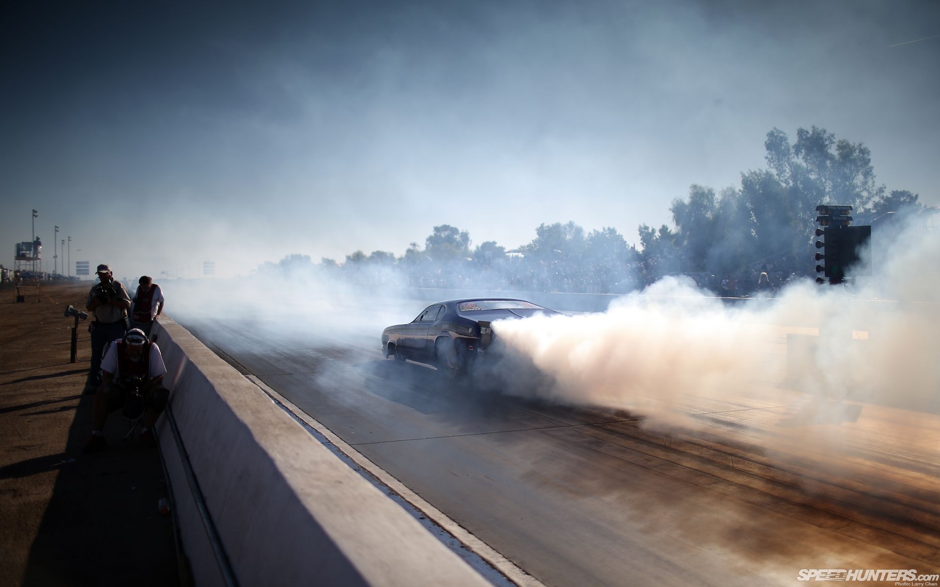 Drag Race Burnout Race Car Drag Strip Smoke HD wallpaper. cars