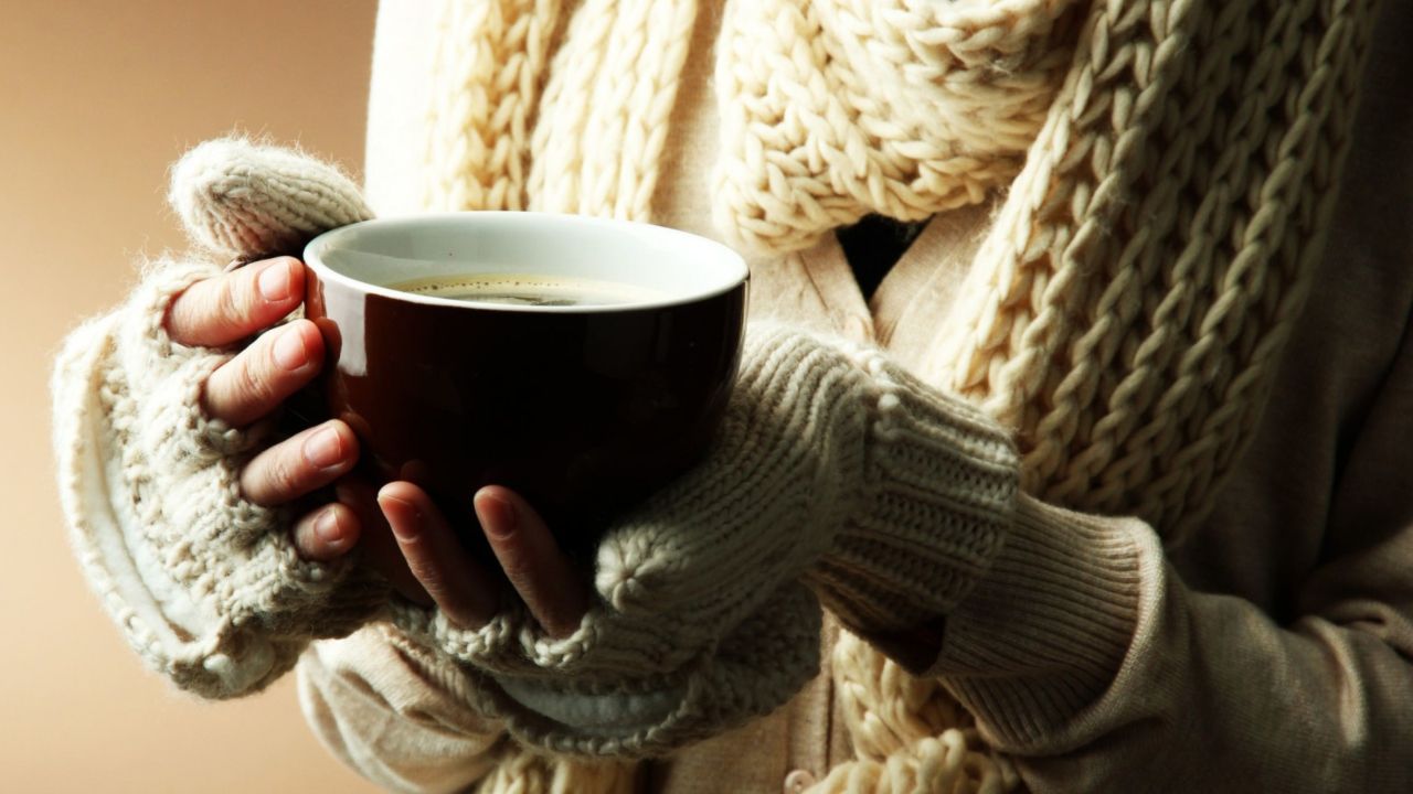 Free download Hot Cup Of Coffee In Cold Winter Day Wallpaper
