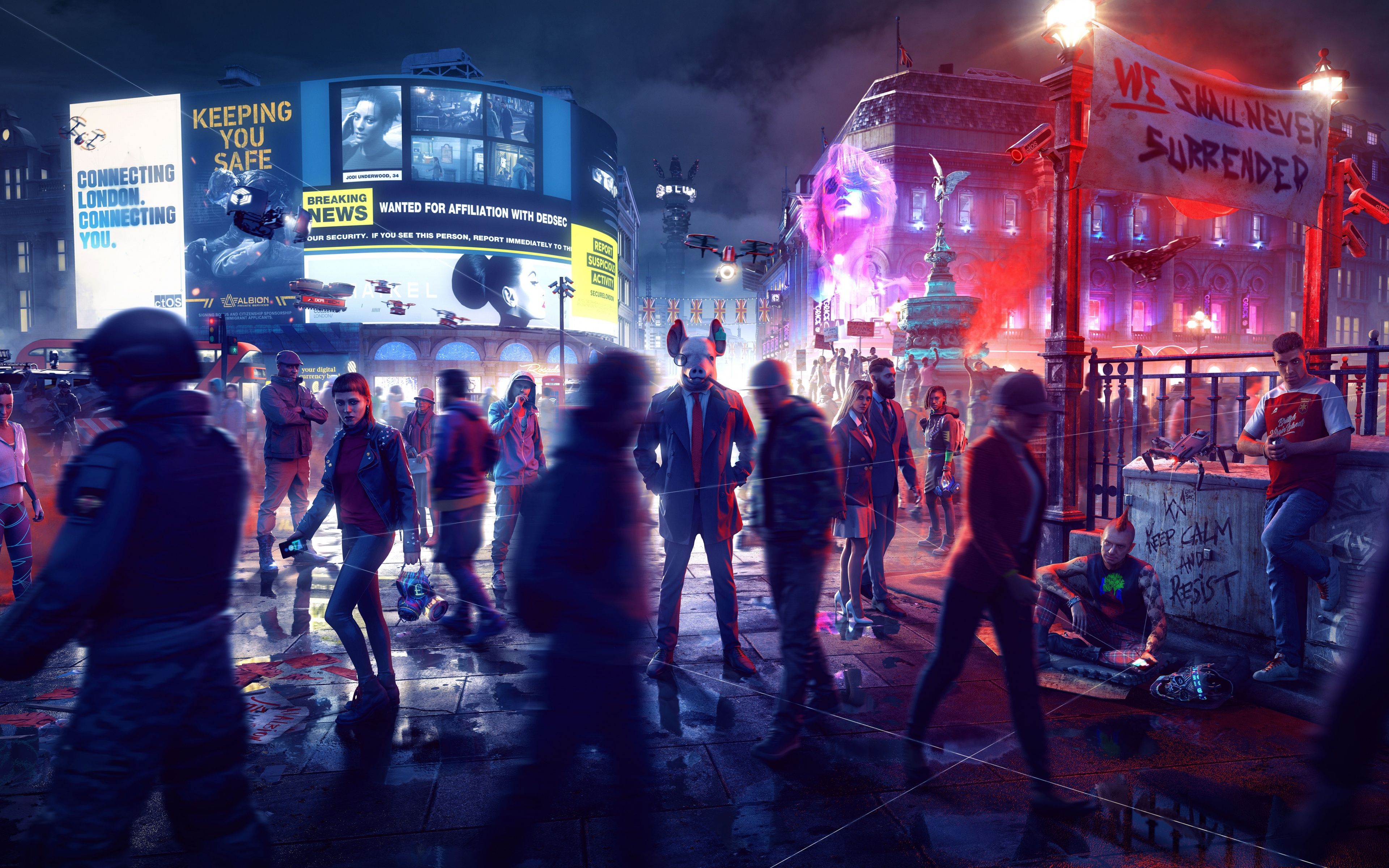 Download 3840x2400 wallpaper watch dogs: legion, 2020 games, xbox