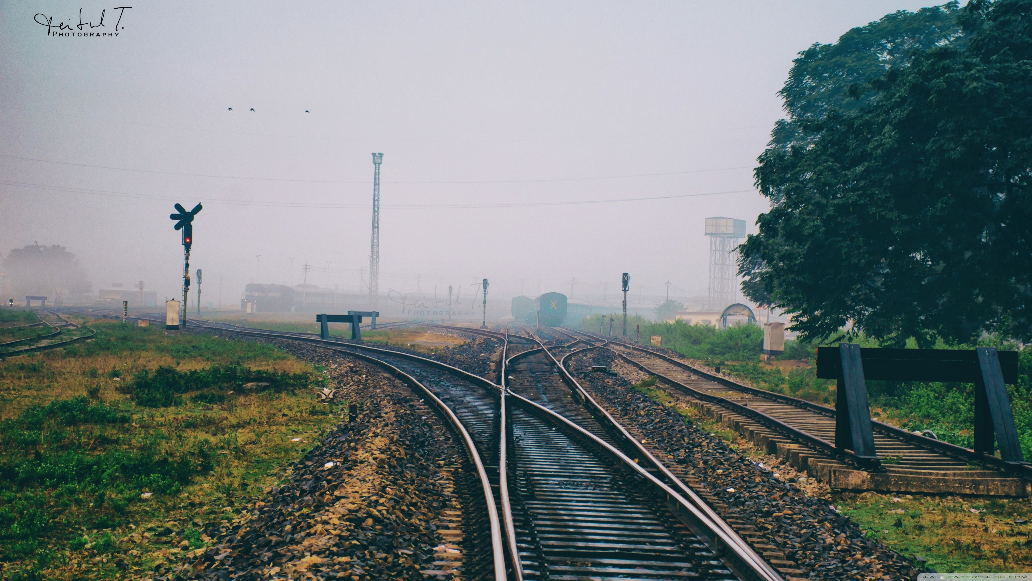 Train Tracks 4K Mobile Wallpaper Free Train Tracks 4K