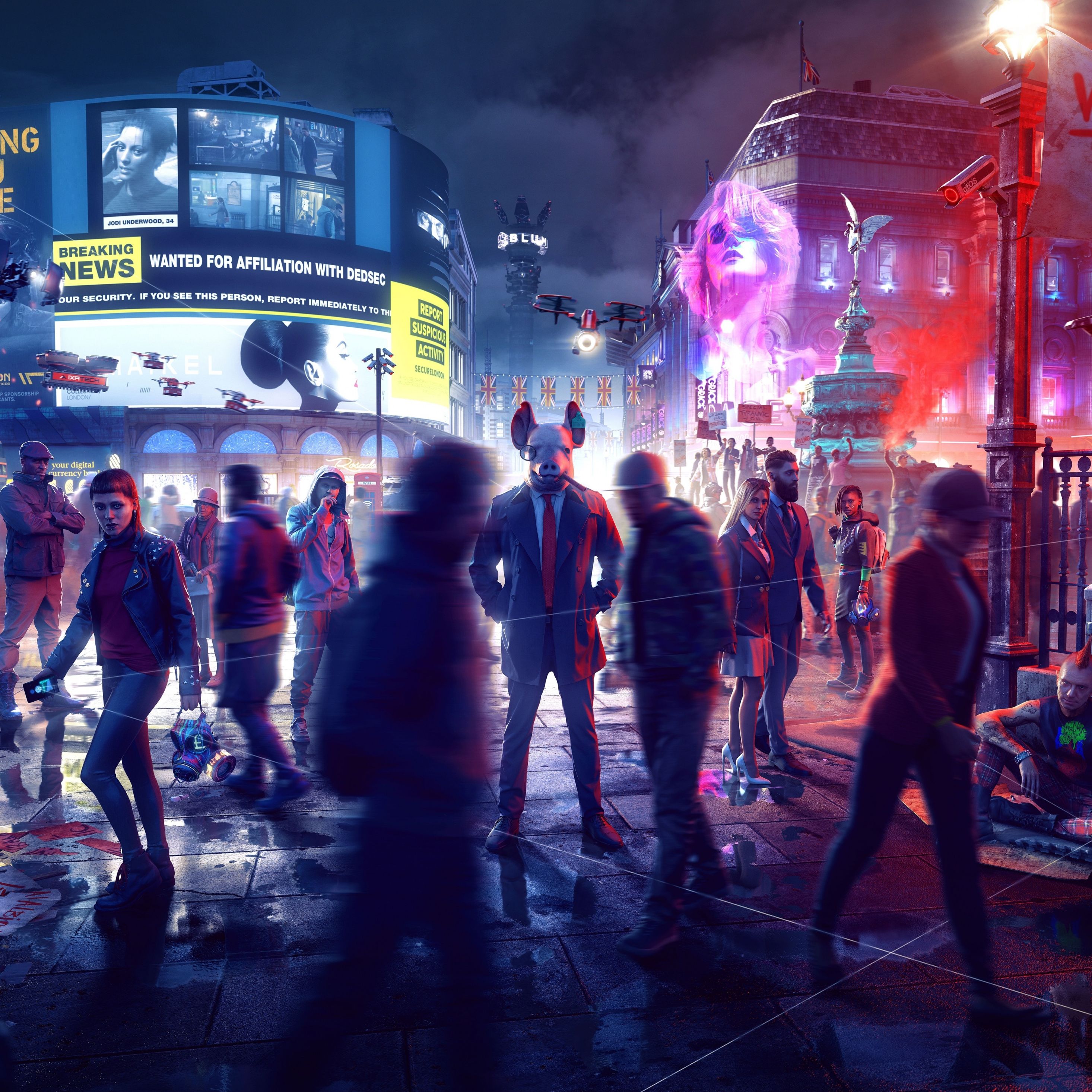 Download 2932x2932 wallpaper watch dogs: legion, 2020 games, xbox