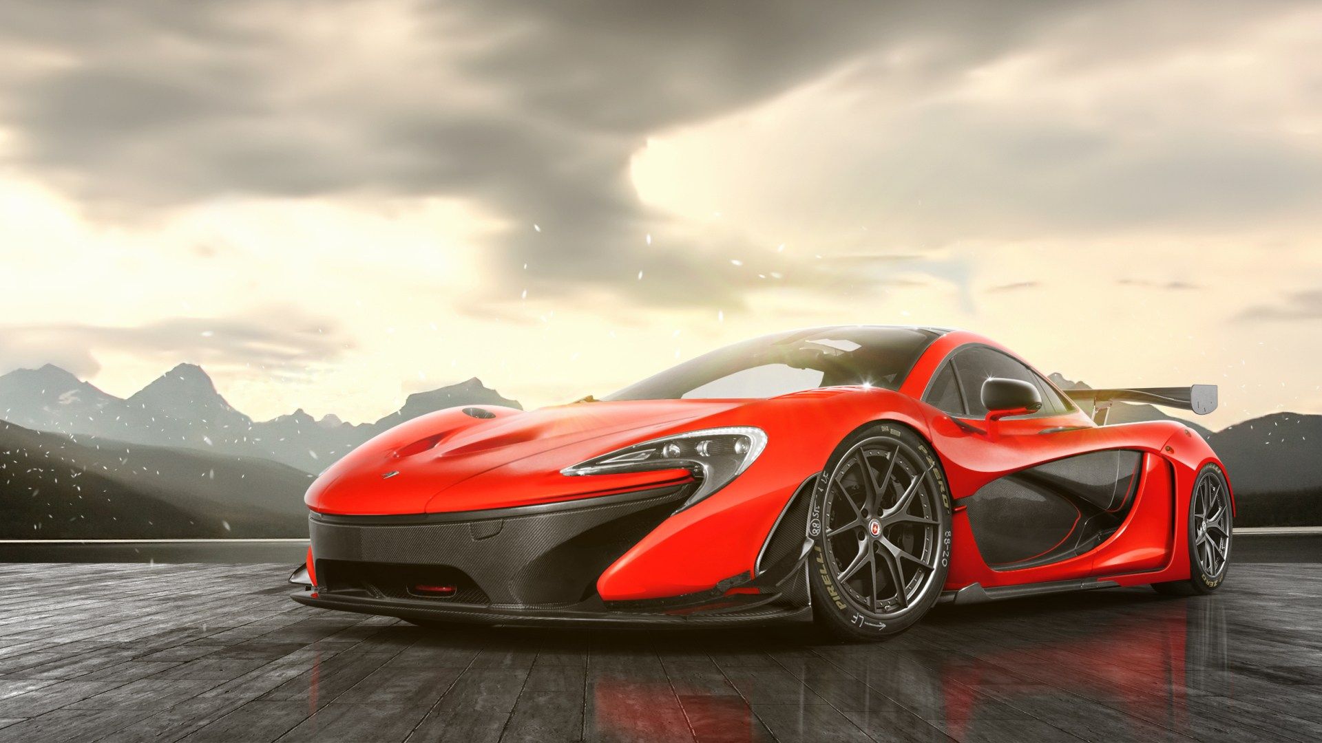 Car, McLaren, McLaren P Red HD Wallpaper & Background • 24009