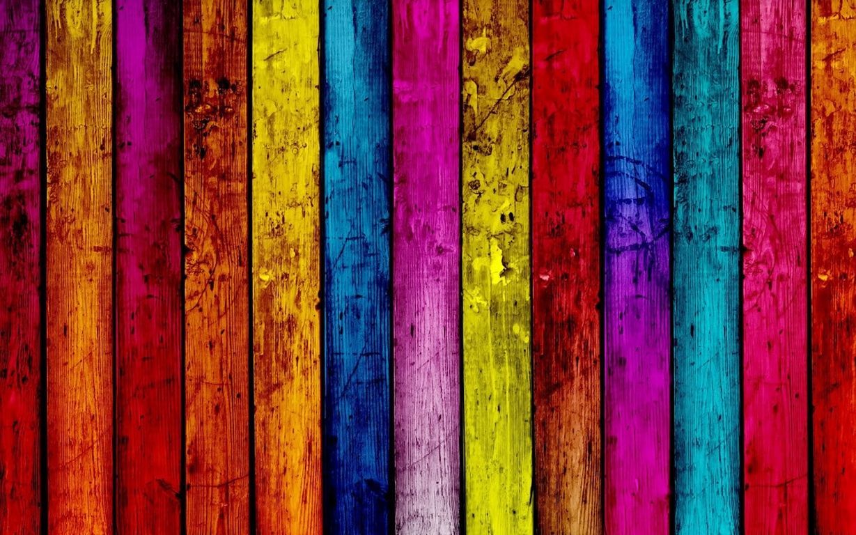 px HD Wallpaper, Rainbow Colors Wood Texture HD Desktop