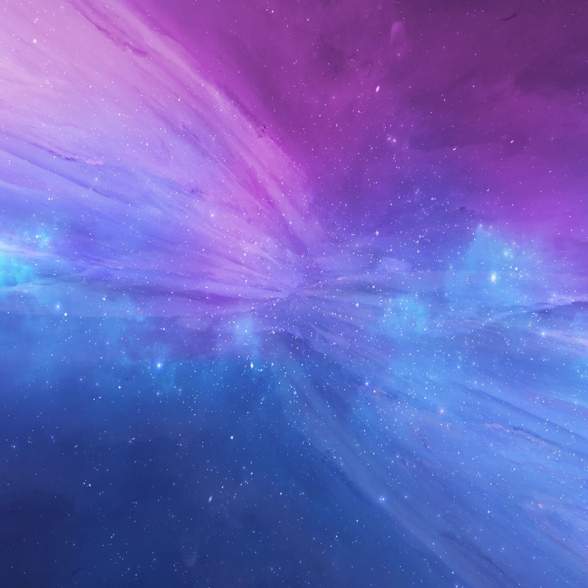 Wildly Colored Galactic HD Wallpaper at 2048×2048 Resolution