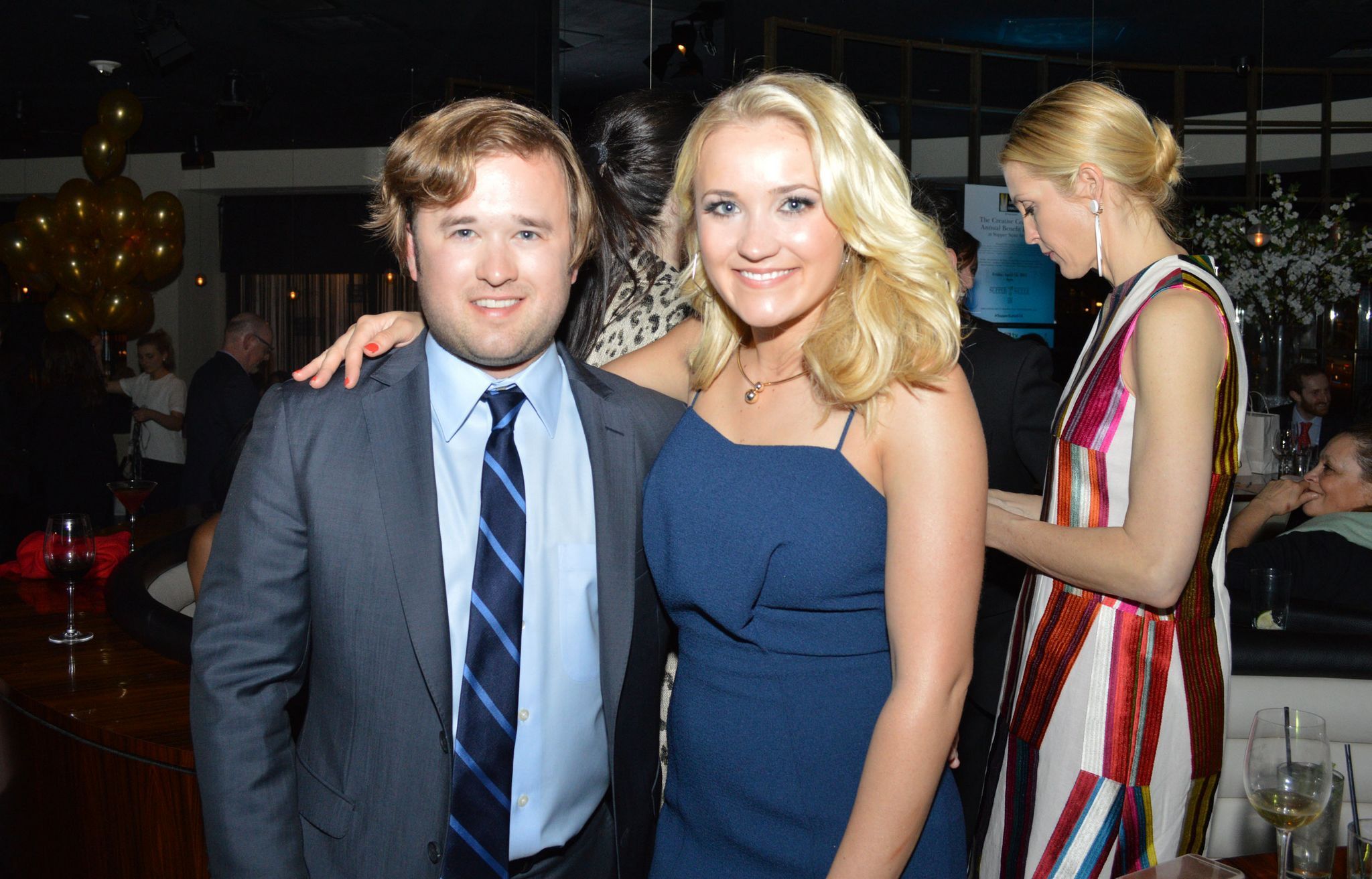 Emily and Joel Osment. Haley joel osment, Celebrities, Prom dresses