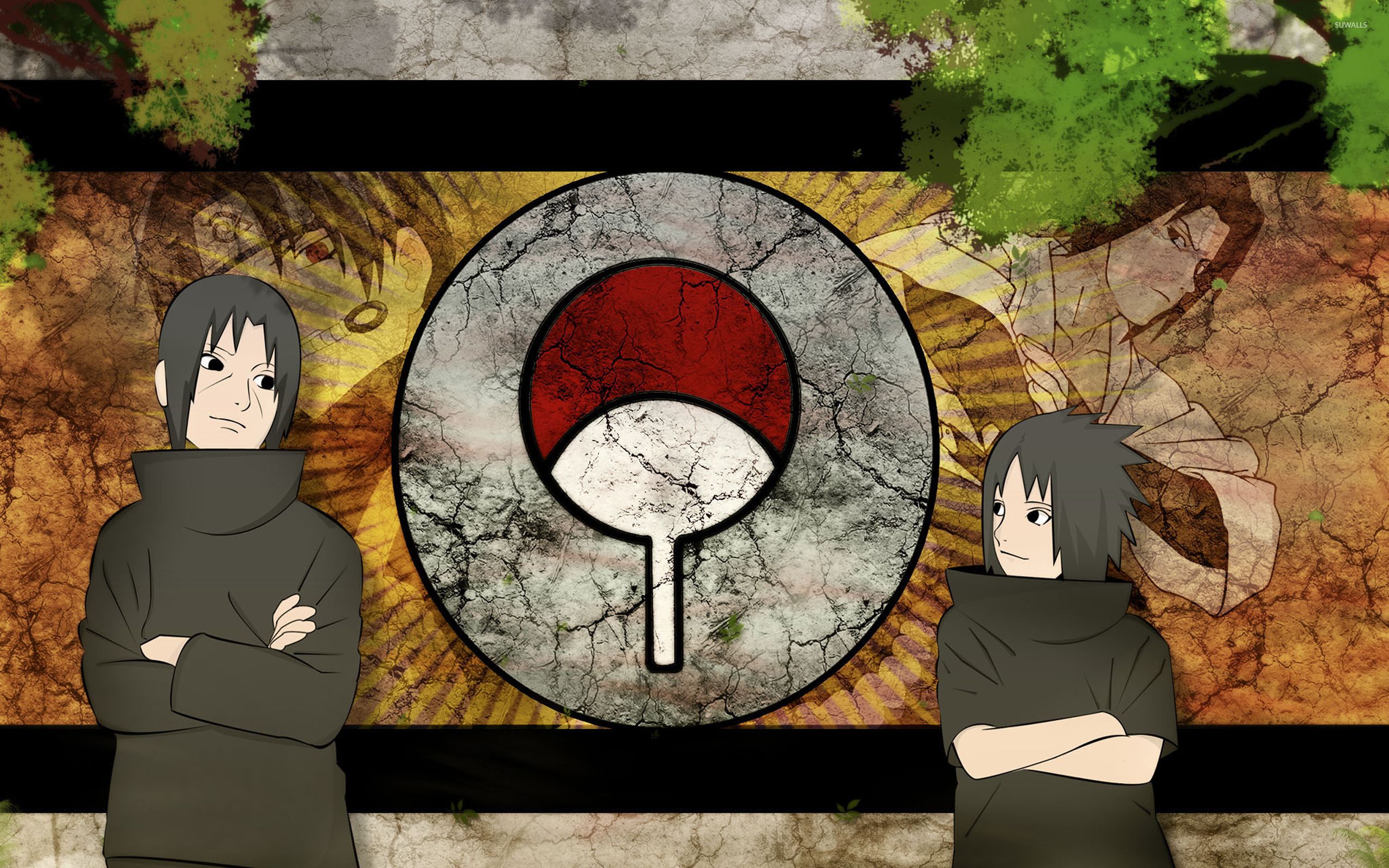 Itachi Uchiha and Sasuke Uchiha wallpaper wallpaper