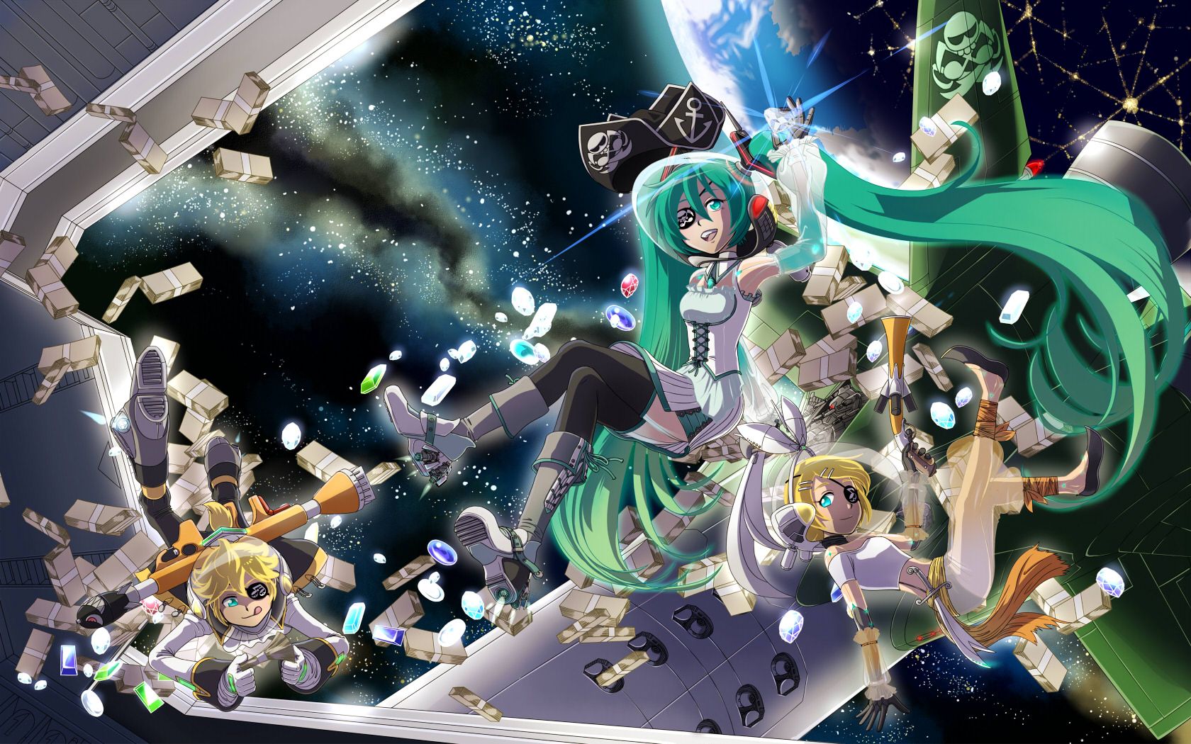 Space Pirates Vocaloid by robin01jp. My Little Wallpaper