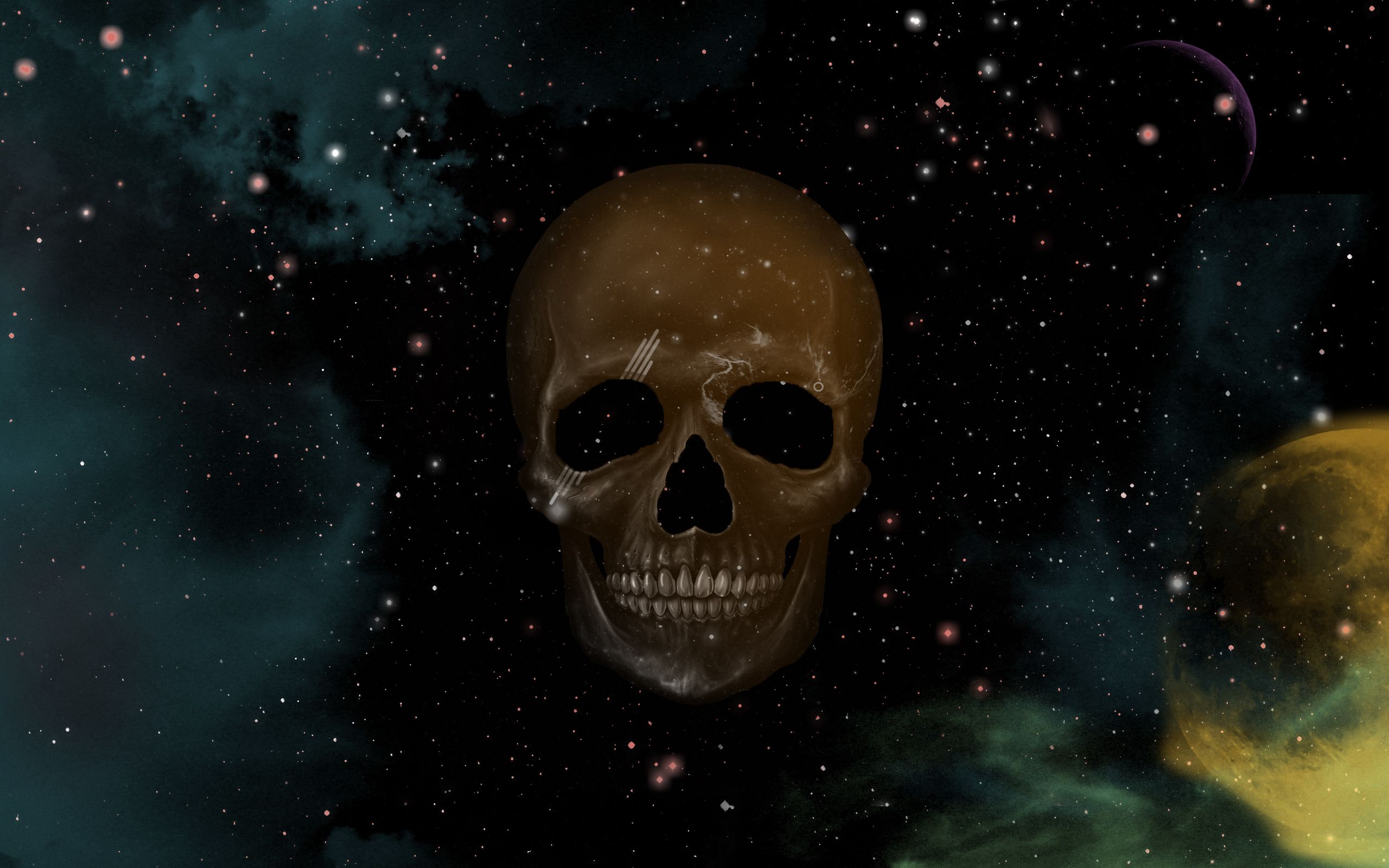 Space Pirate. by Gregory Benson. Skull, Drawings, Skull wallpaper