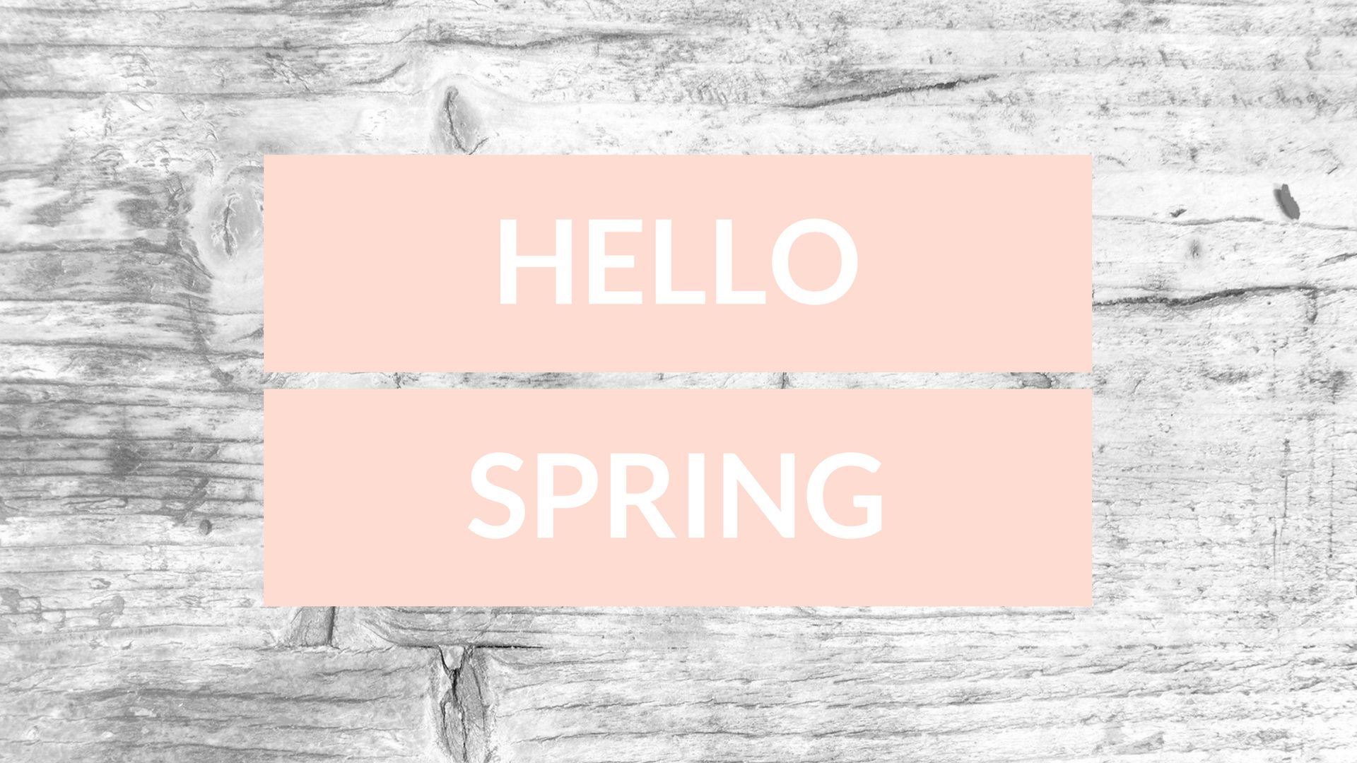 Hello Spring Desktop Wallpaper