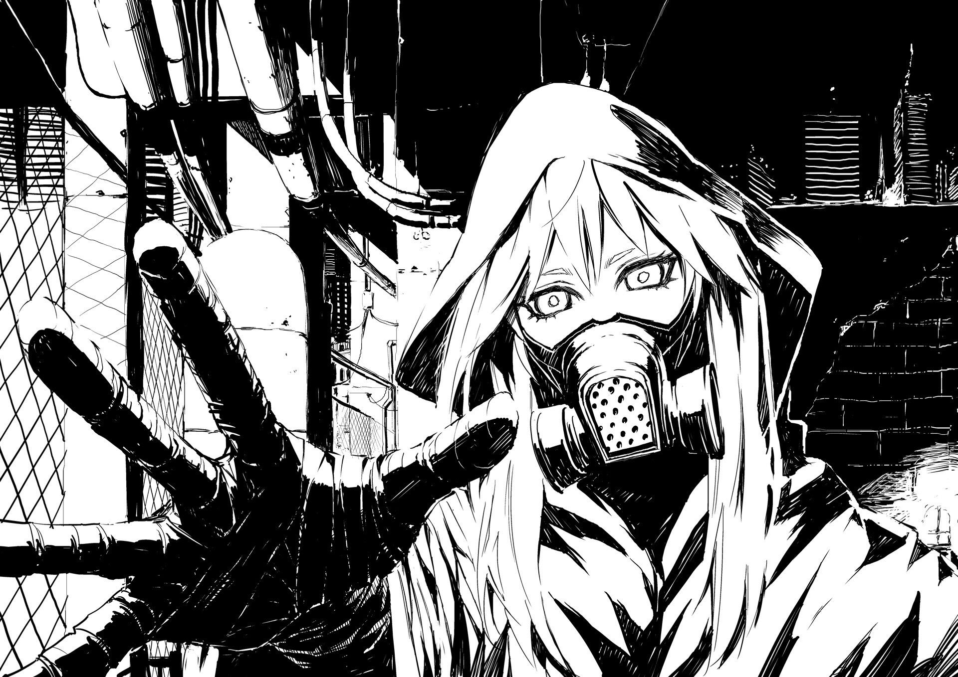 Anime Schwarz Weiß Bilder: Unleash Your Inner Artist with Black & White Anime!