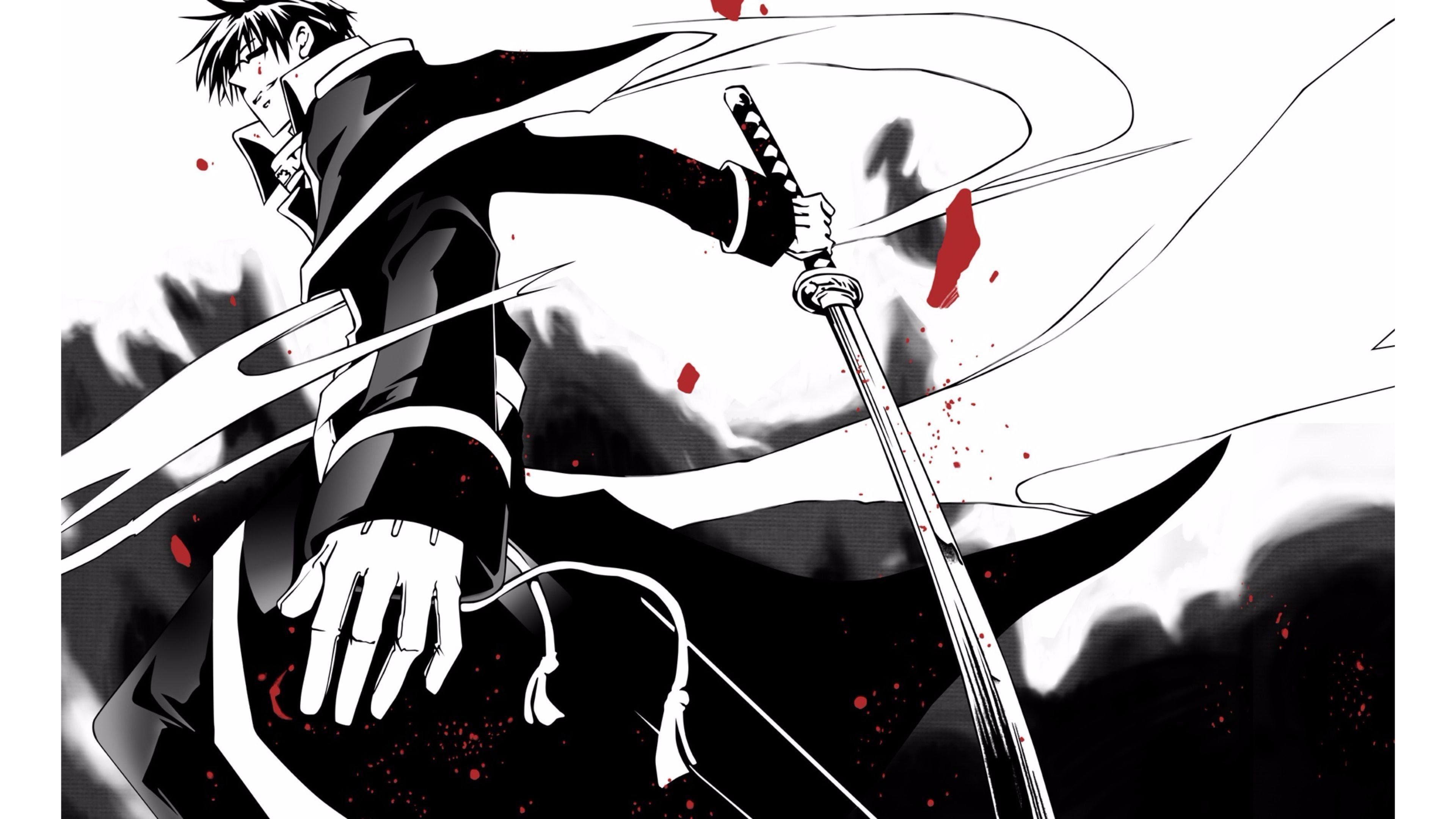 Swordsman Anime Wallpaper And White Anime Wallpaper HD