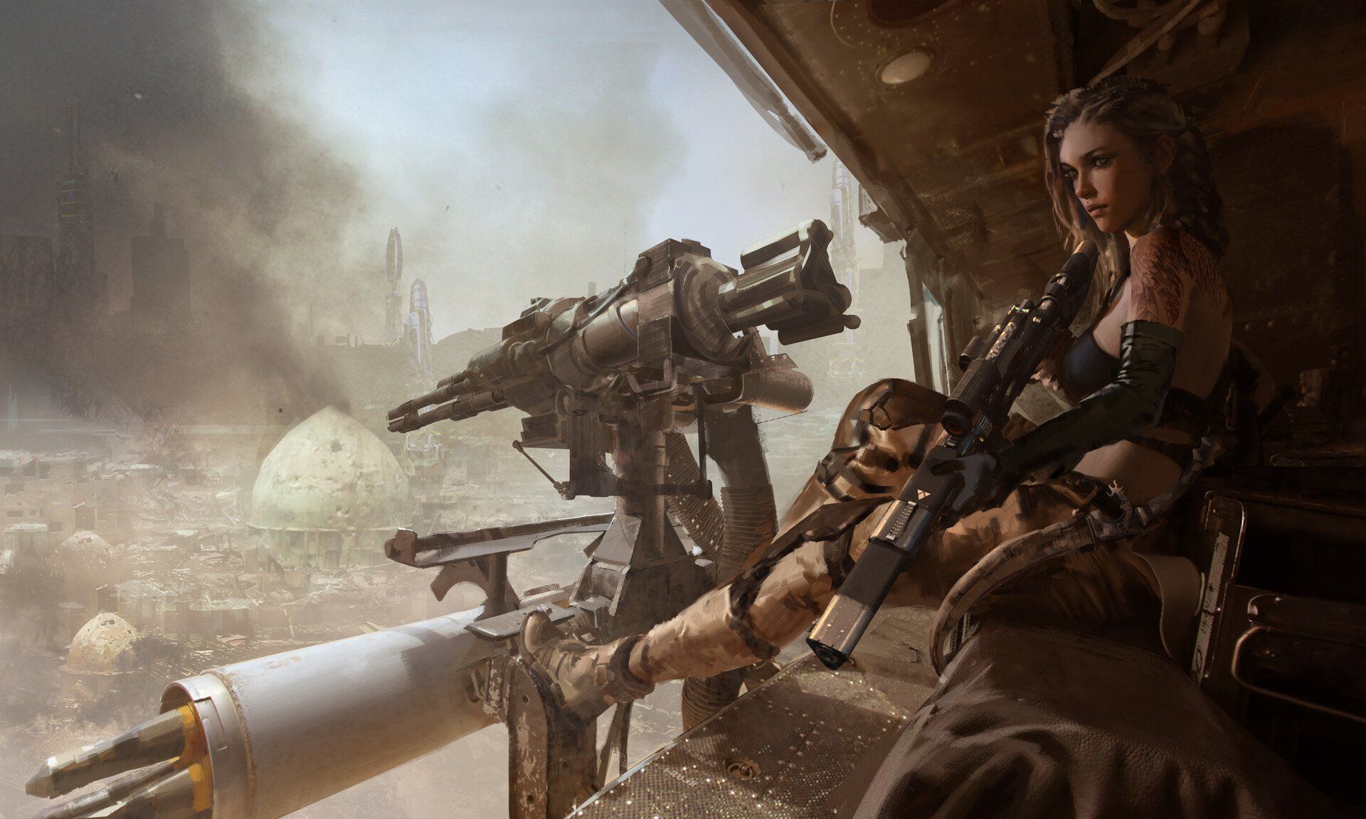 Women Warrior HD Wallpaper