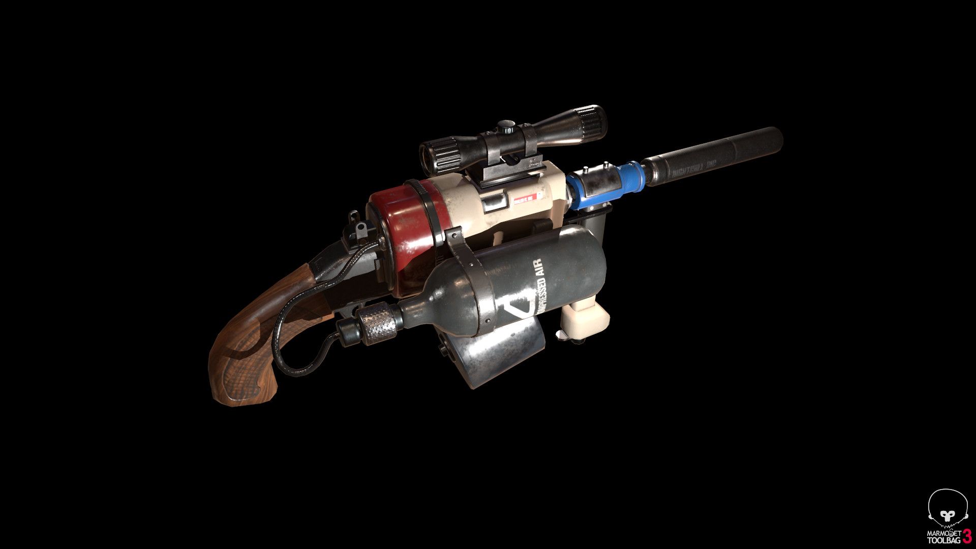 Post apocalyptic nail gun, Orin Carter