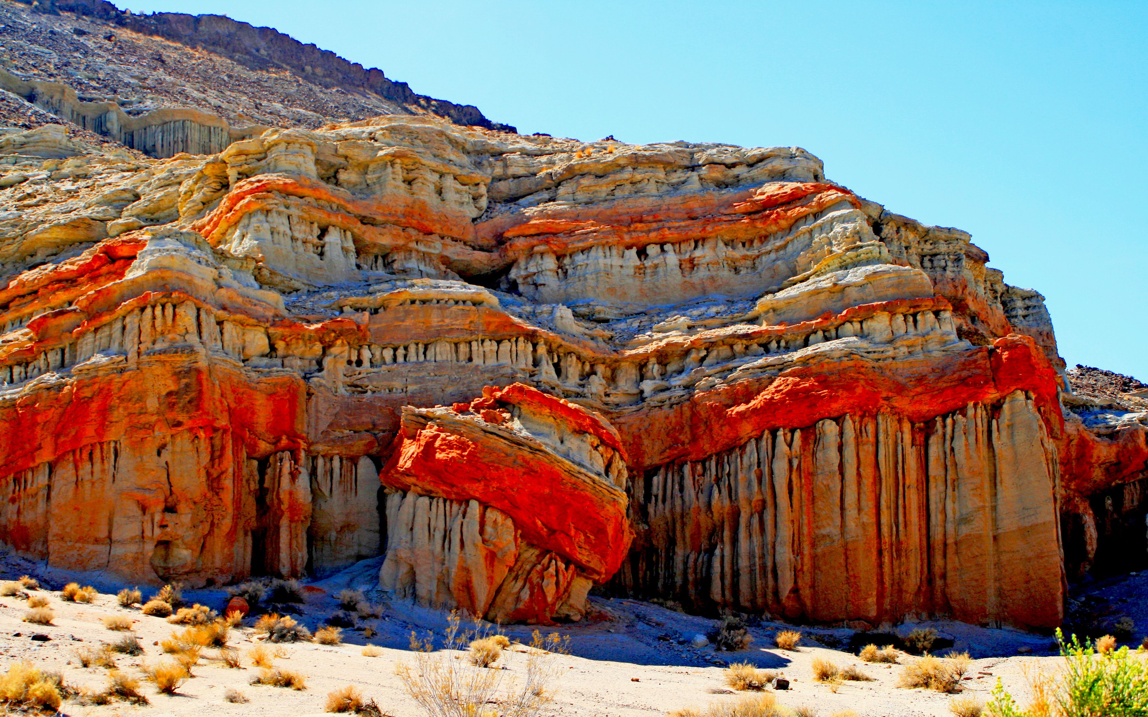 Fortress Of The Red Rocks State Park In Kern County California
