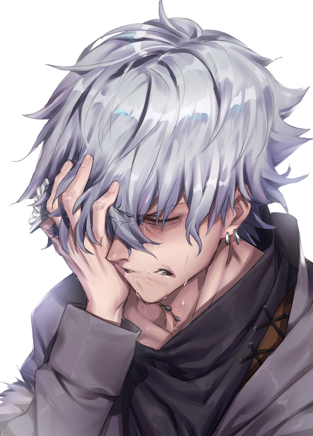 Anime&Art - #Images #Fanart #Anime #AnimeBoy #Sad #Cry