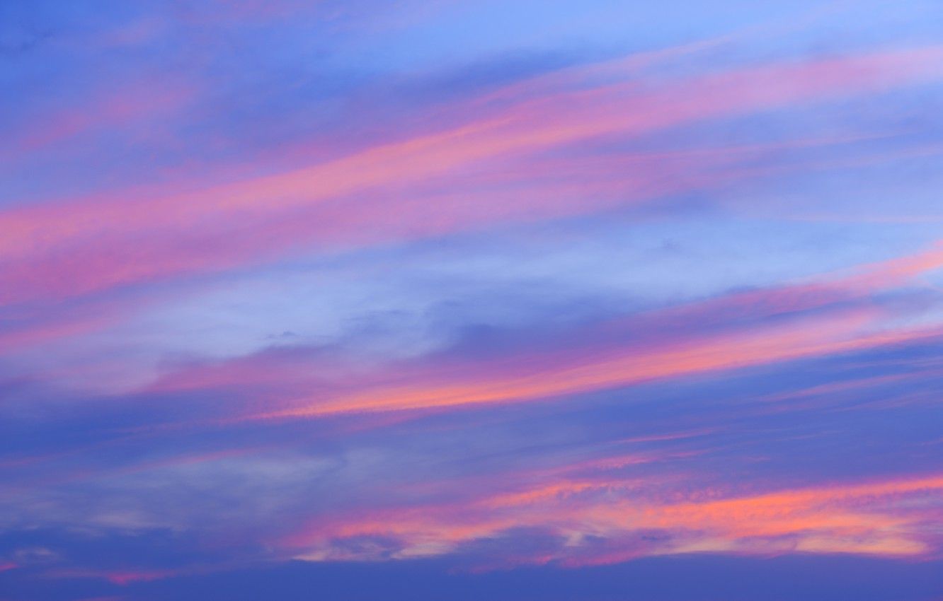 Wallpaper the sky, clouds, sunset, background, pink, colorful, sky, sunset, pink, beautiful image for desktop, section абстракции