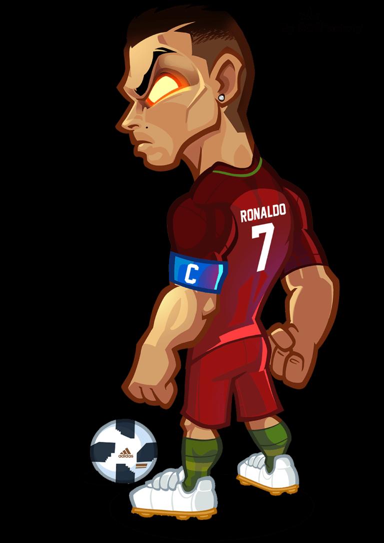 Cristiano Ronaldo Wallpaper Cartoon - Caricature From Photo Online Make