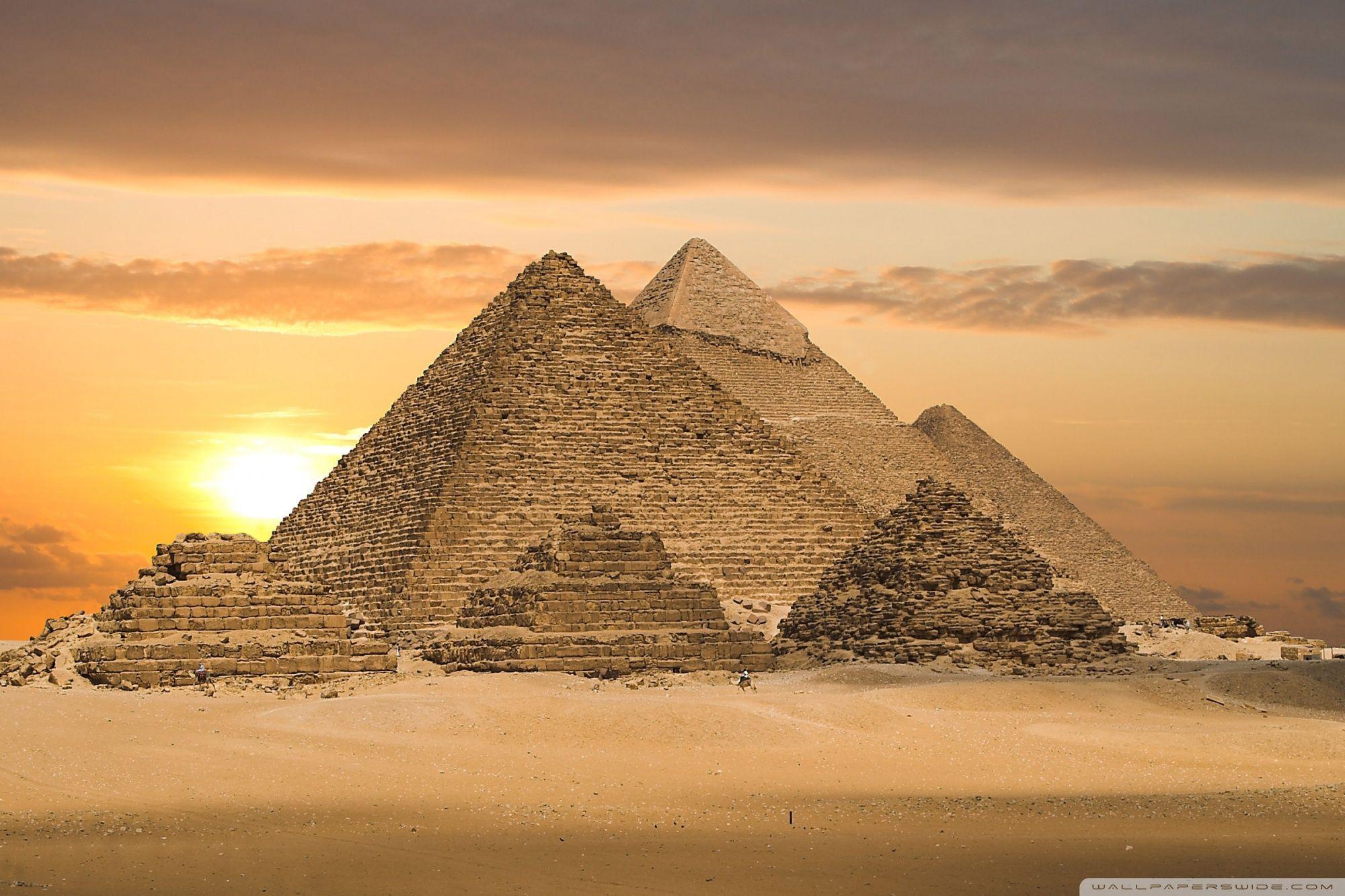 Egyptian Pyramids, Egypt, Africa ❤ 4K HD Desktop Wallpaper