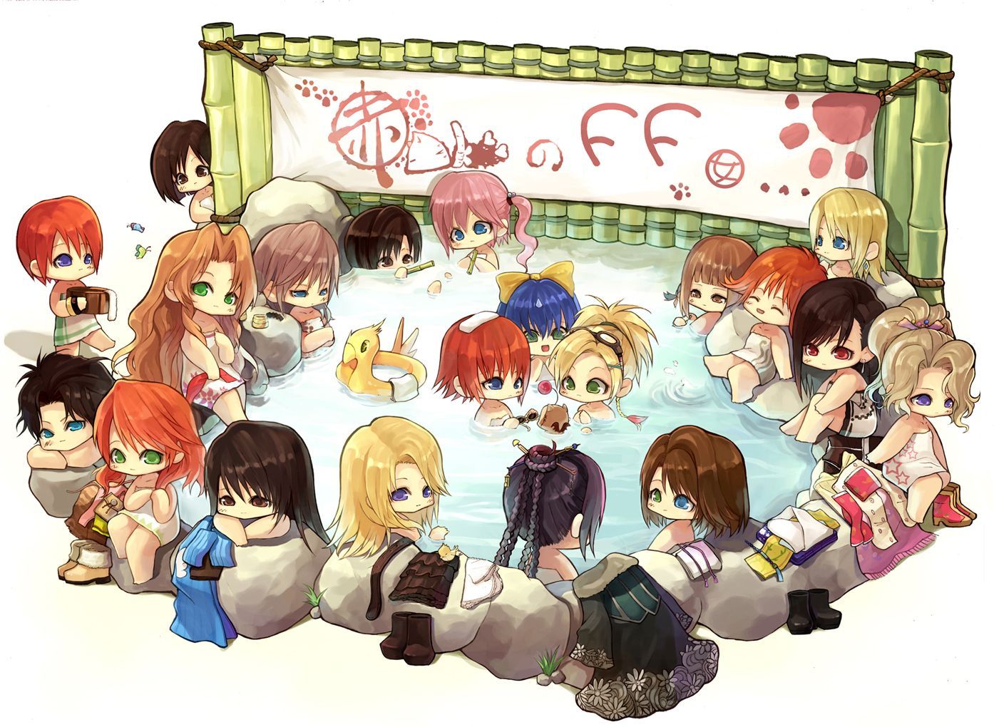 A wallpaper that I found on Final Fantasy Chibi's