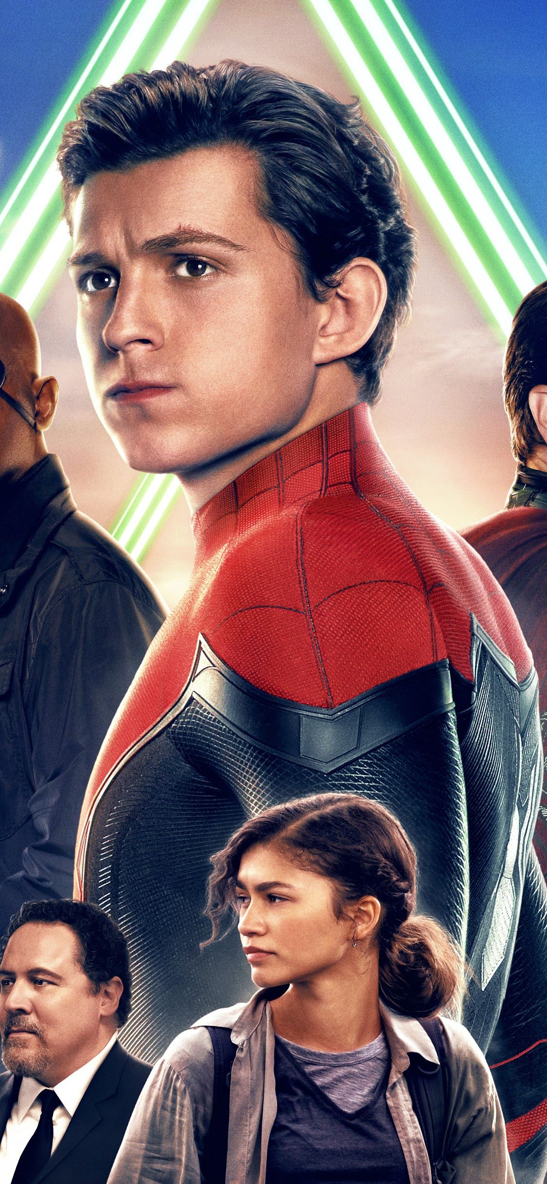 Spider Man Far From Home Characters Cast 8K Wallpaper