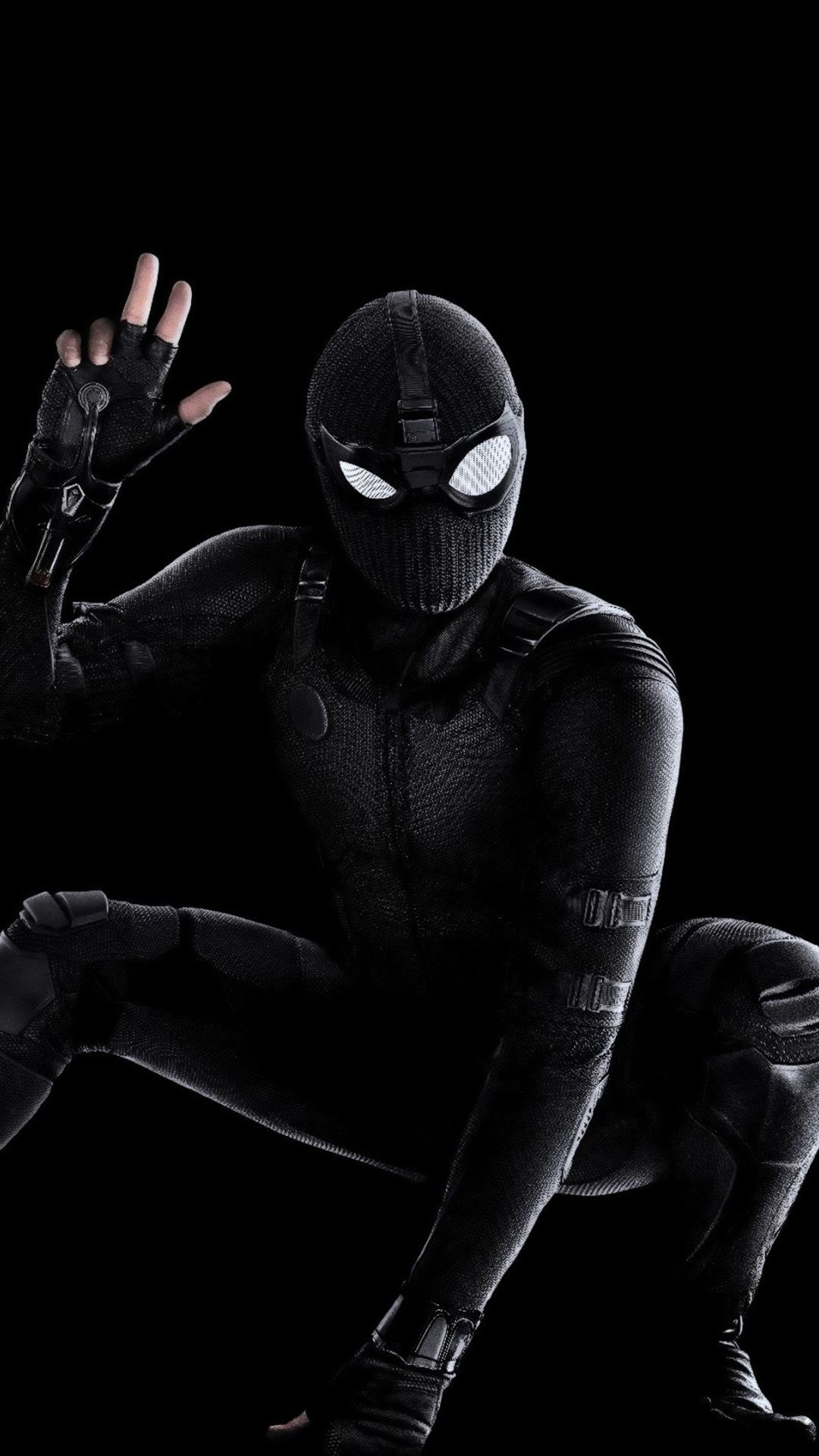 Spider Man: Far From Home, Black Suit Wallpaper. Marvel