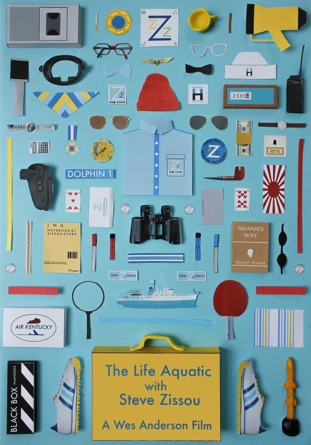 The Life Aquatic With Steve Zissou HD Wallpaper From Anderson Life Aquatic Poster Wallpaper & Background Download