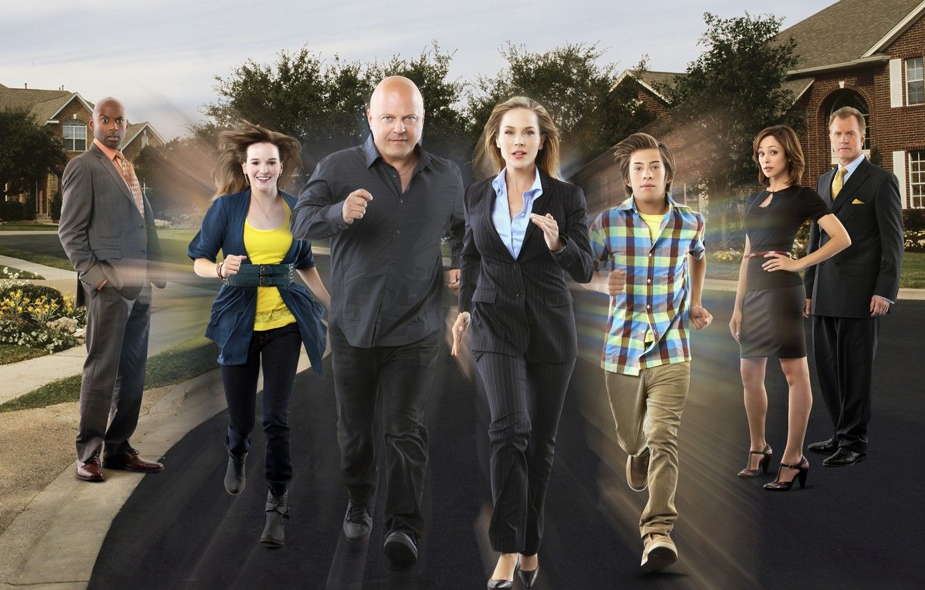 Wallpaper running, The series, actors, Movies, No Ordinary Family