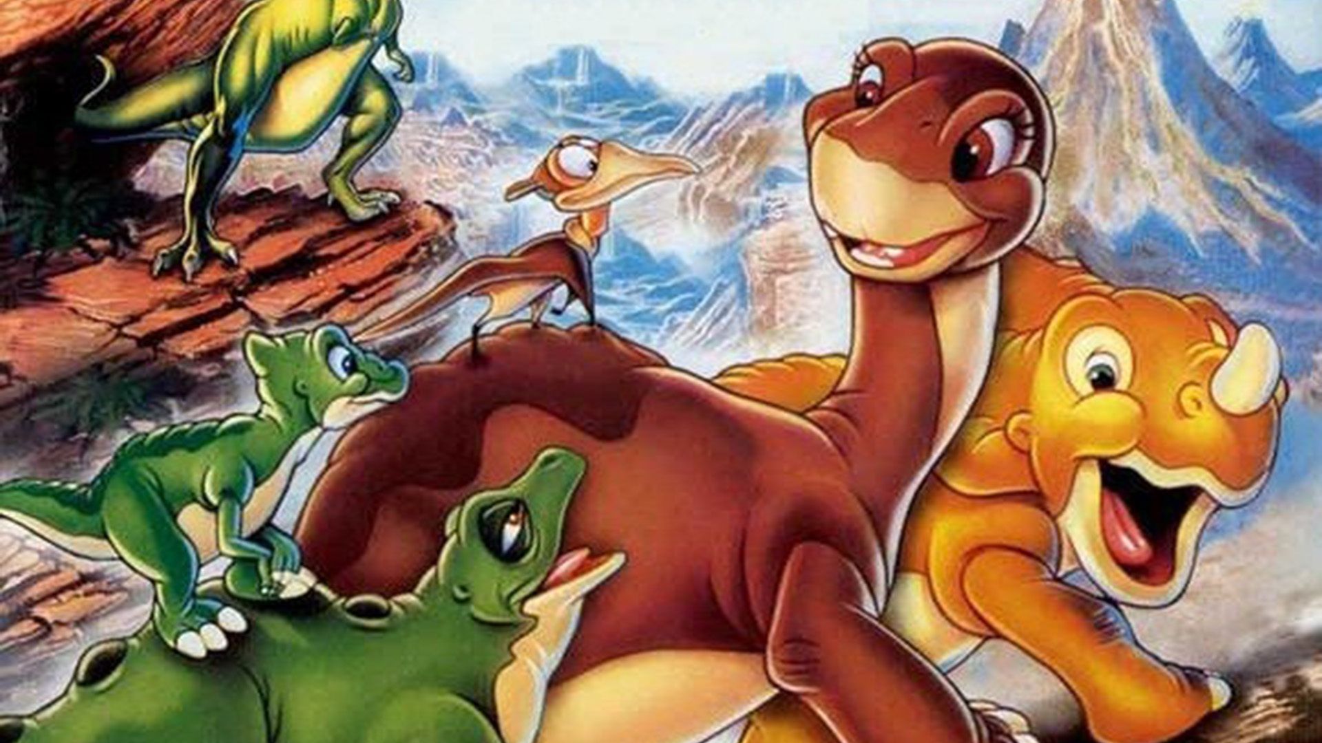 The Land Before Time Animated Movie Wallpaper HD Wallpaper