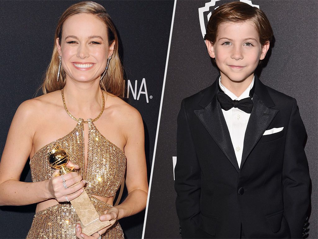Golden Globes 2016: Brie Larson Celebrates with Jacob Tremblay