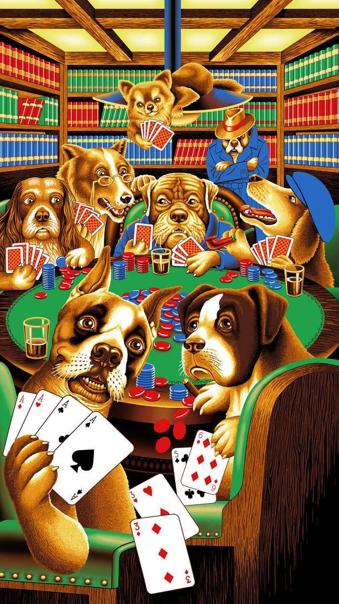 Poker Dogs iPhone Wallpapers - Wallpaper Cave