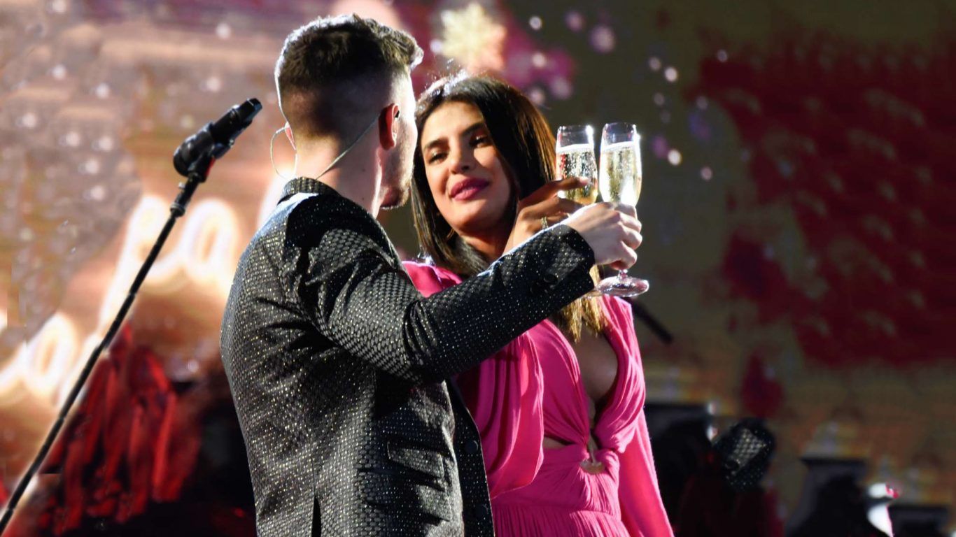 Priyanka Chopra Brings In 2020 With Nick Jonas In A Cut Out