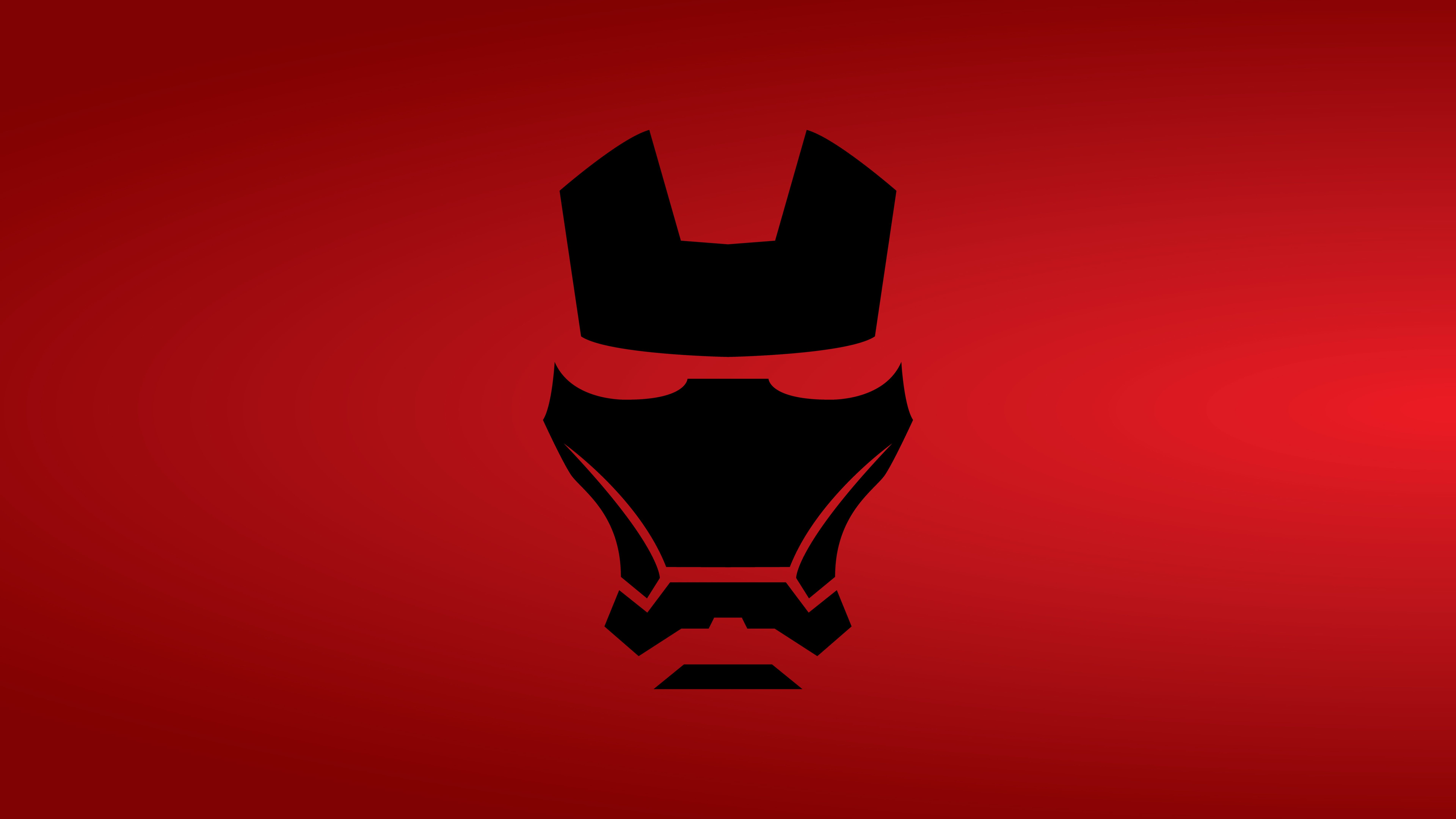 Iron Man Mask Minimalist 8k .hdqwalls.com