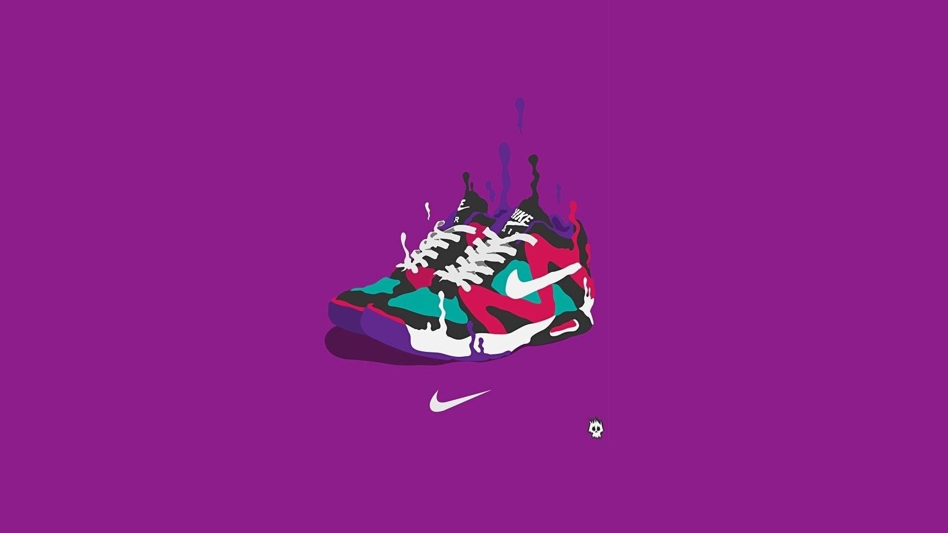 wallpaper nike, sneakers, art HD, Widescreen, High Definition