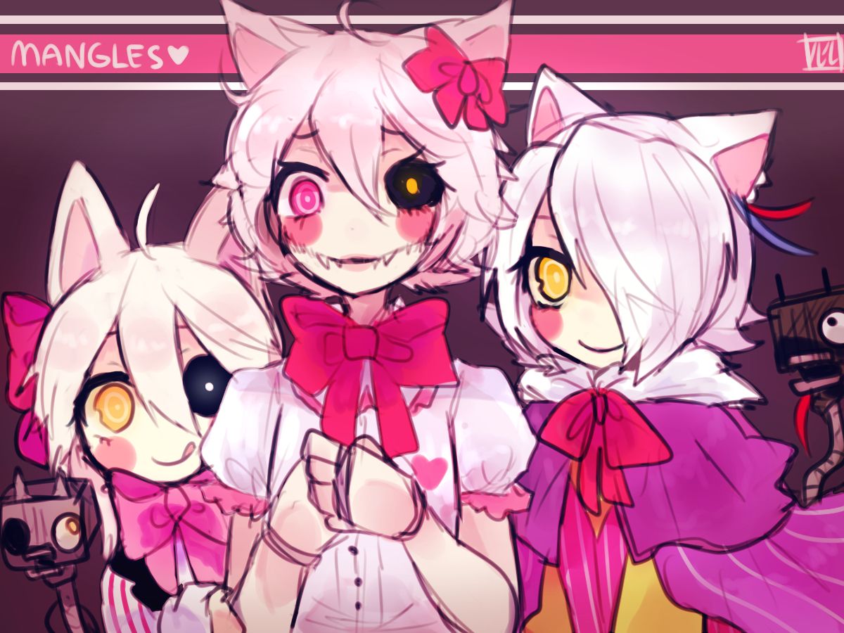 Anime anime girls cat girl anthropomorphism five nights at freddys mangle  five nights at freddys 1080P, 2K, 4K, 5K HD wallpapers free download