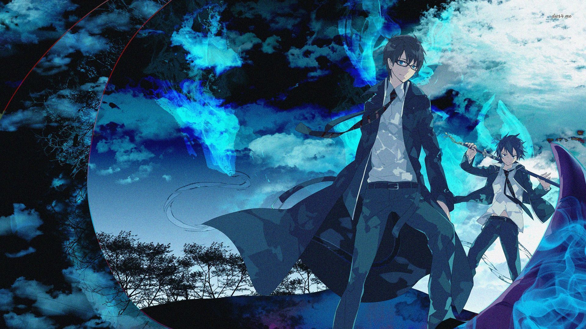 Cool Anime Blue Wallpaper Free Cool Anime Blue Background