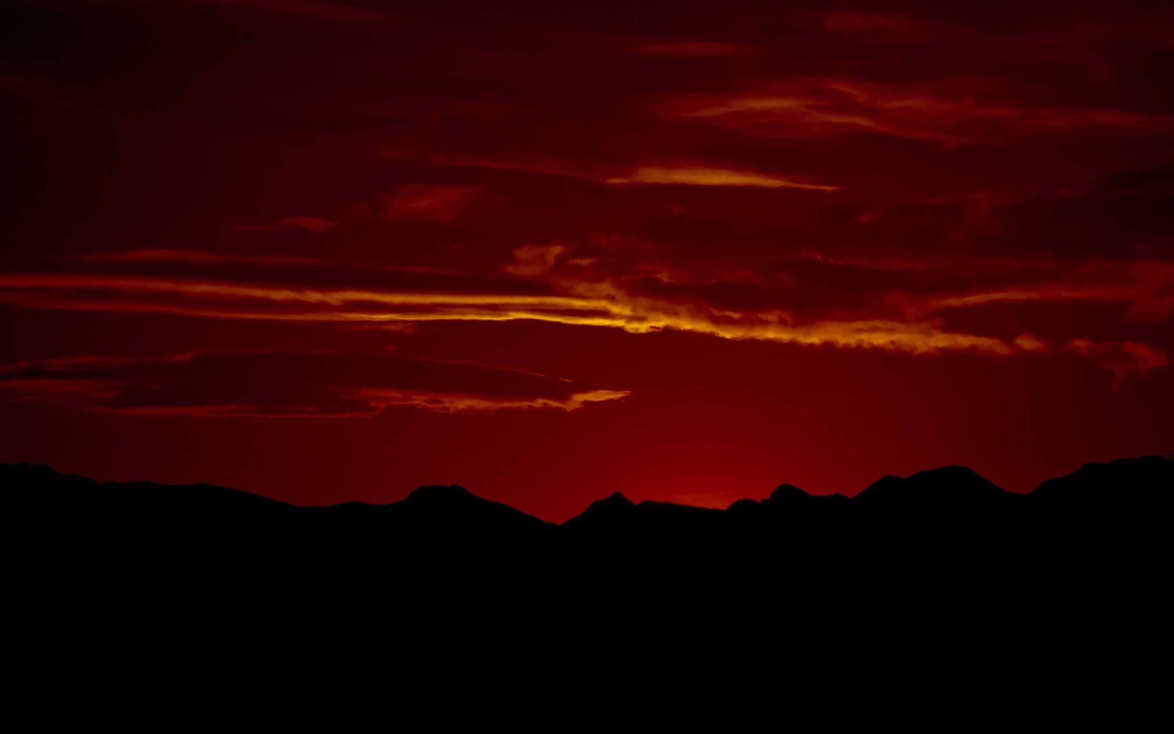 Red Sunset Mac Wallpaper Download