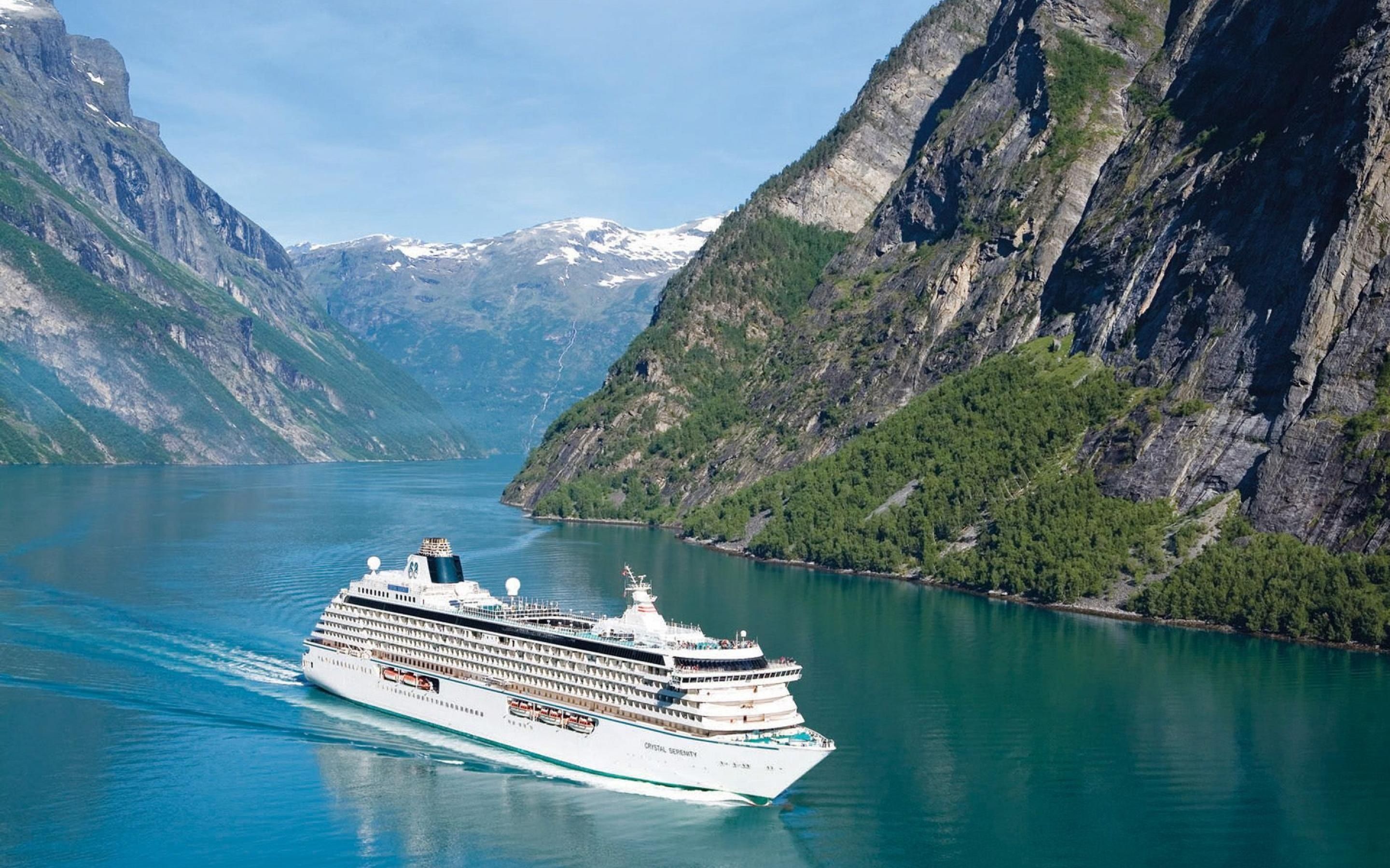Crystal Serenity cruise ship wallpaper. Around the world cruise