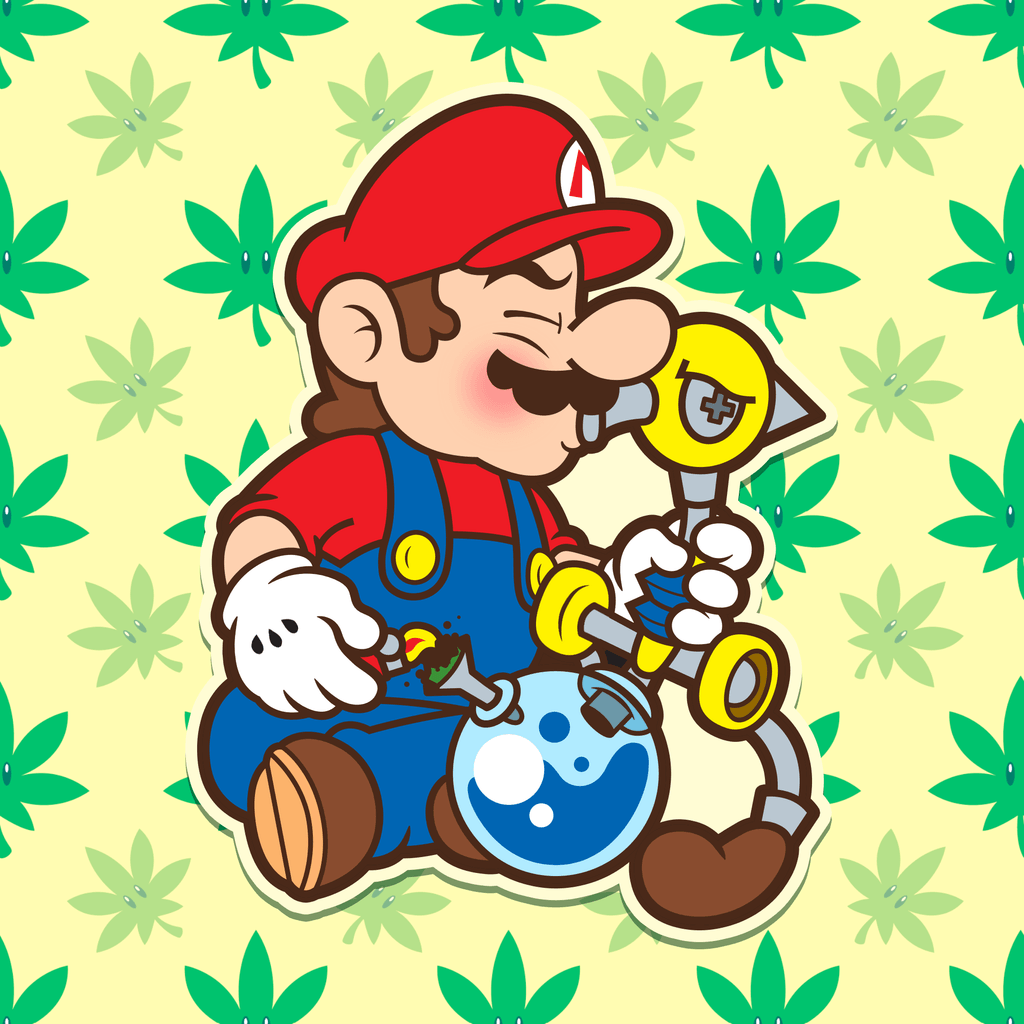Cartoon Characters Smoking Weed Wallpaper