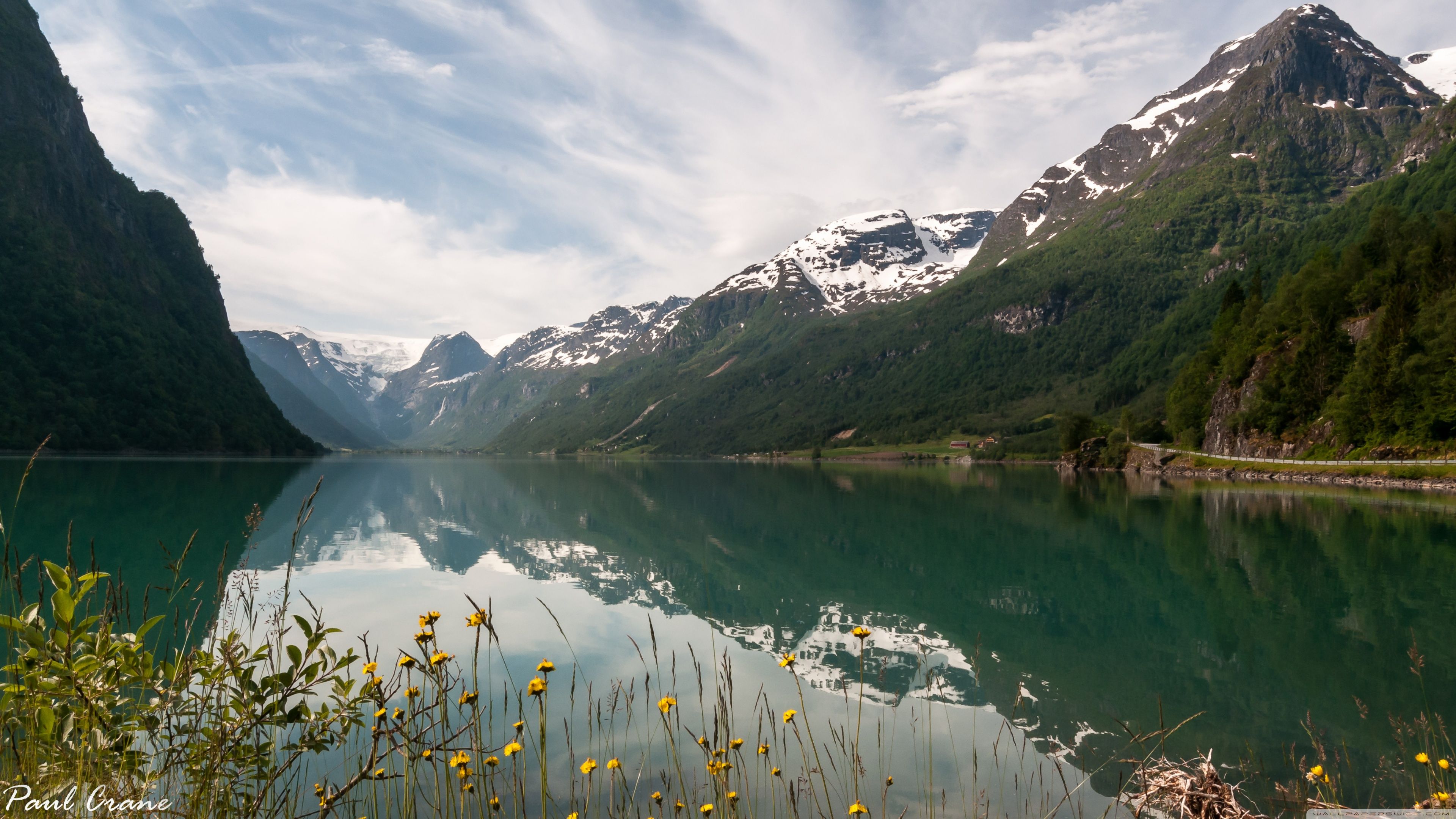 Glacial Lake. Norway Ultra HD Desktop Background Wallpaper for 4K