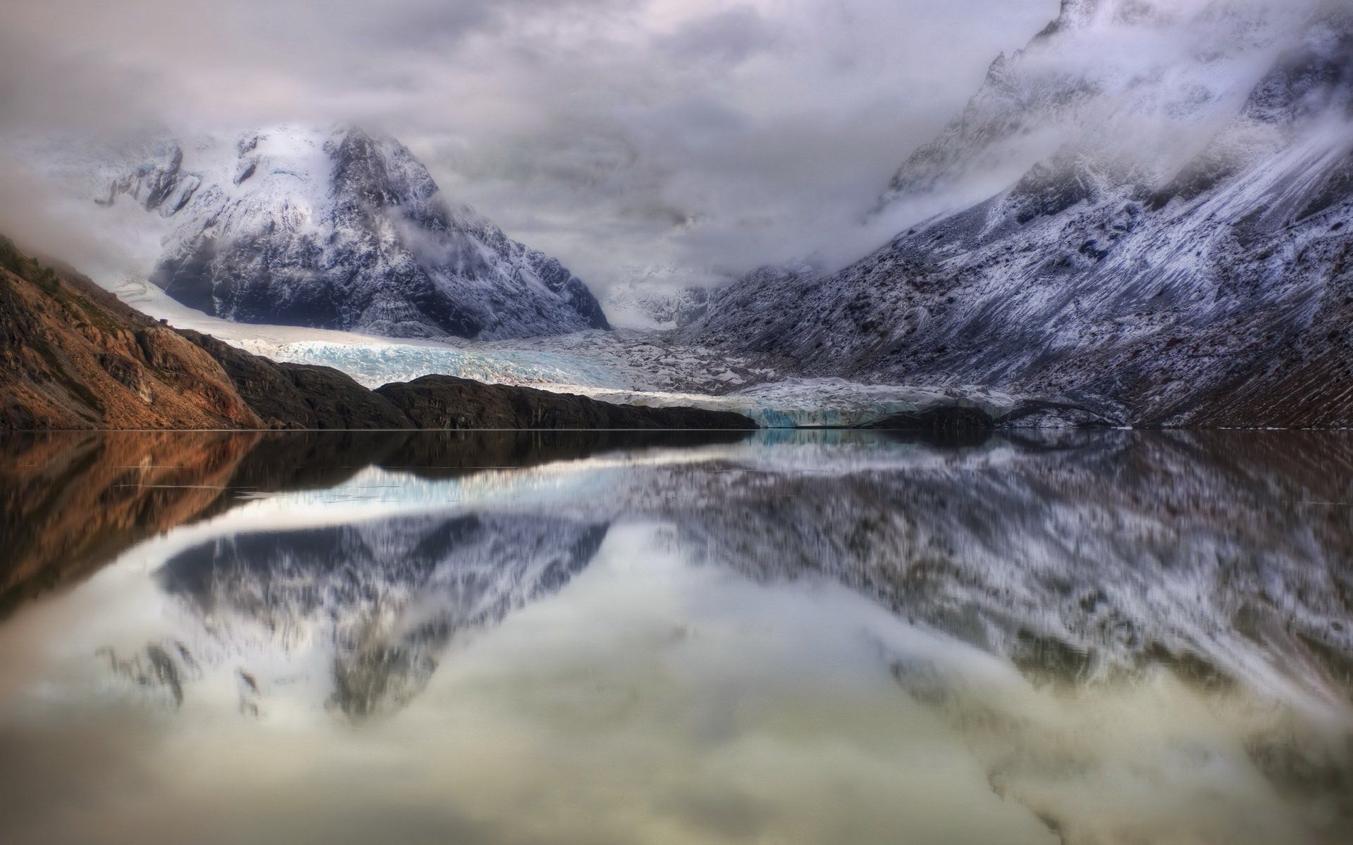 glacial lake in argentina HD Wallpaper. Background Image