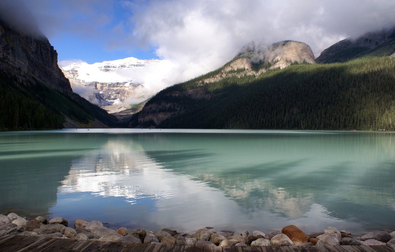 Wallpaper Canada, Lake Louise, glacial lake, beautiful, Banff