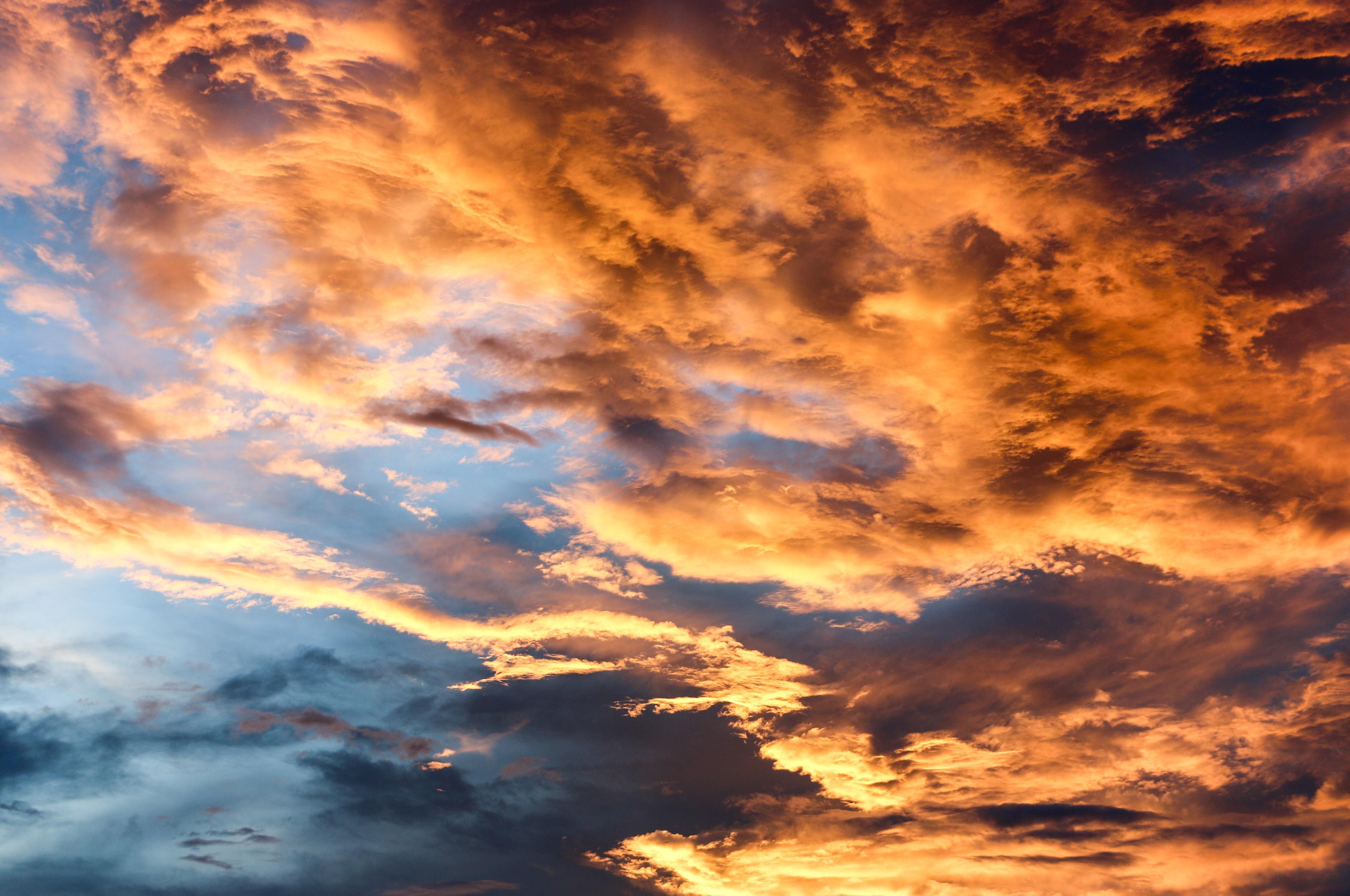 Sunset Cloud Wallpaper, Free Stock Wallpaper