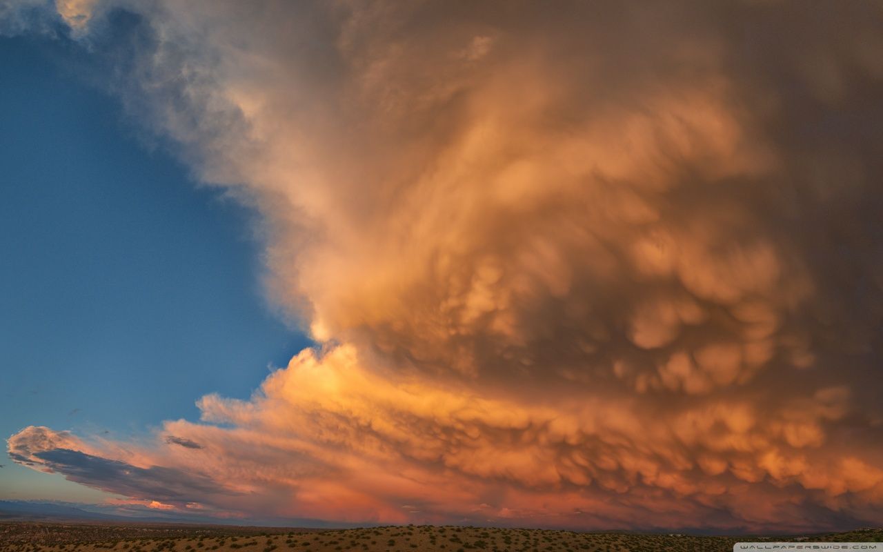 Stunning Sunset Clouds Ultra HD Desktop Background Wallpaper