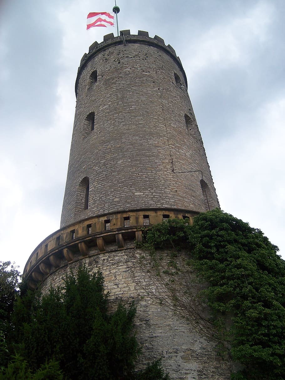 HD wallpaper: sparrenburg, bielefeld, castle, tower, substantiate