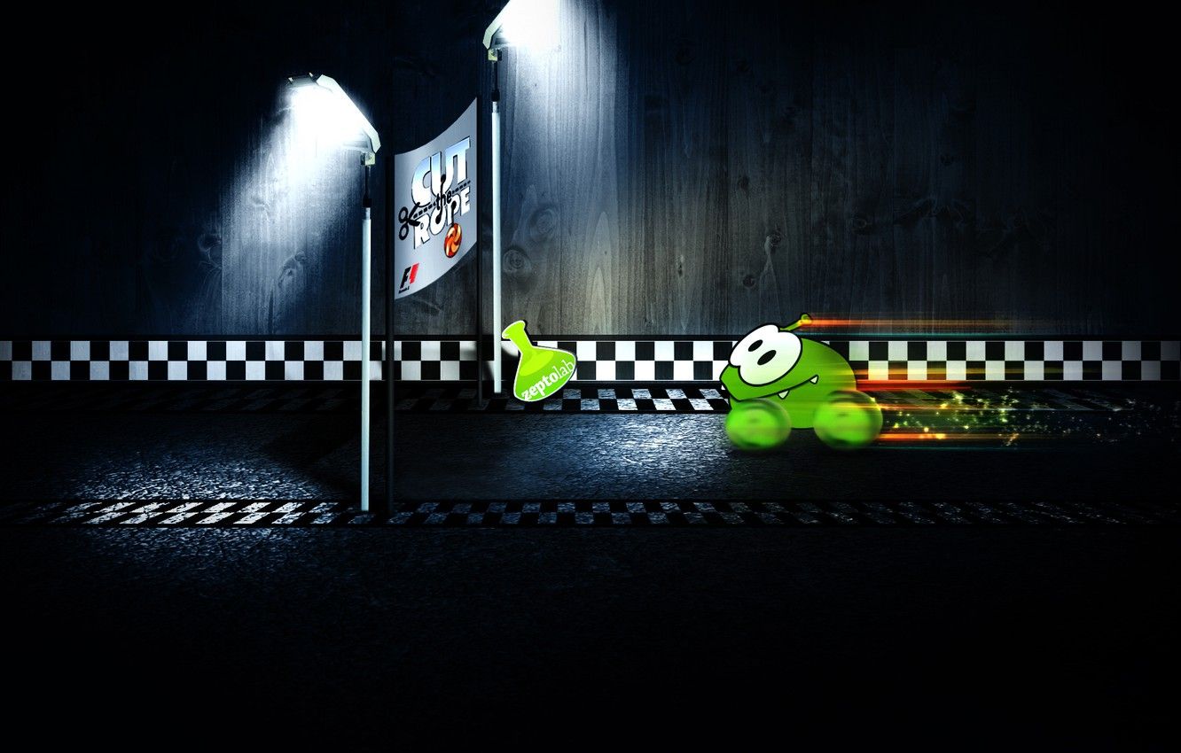 Wallpaper green, small, monster, Formula Cup, character